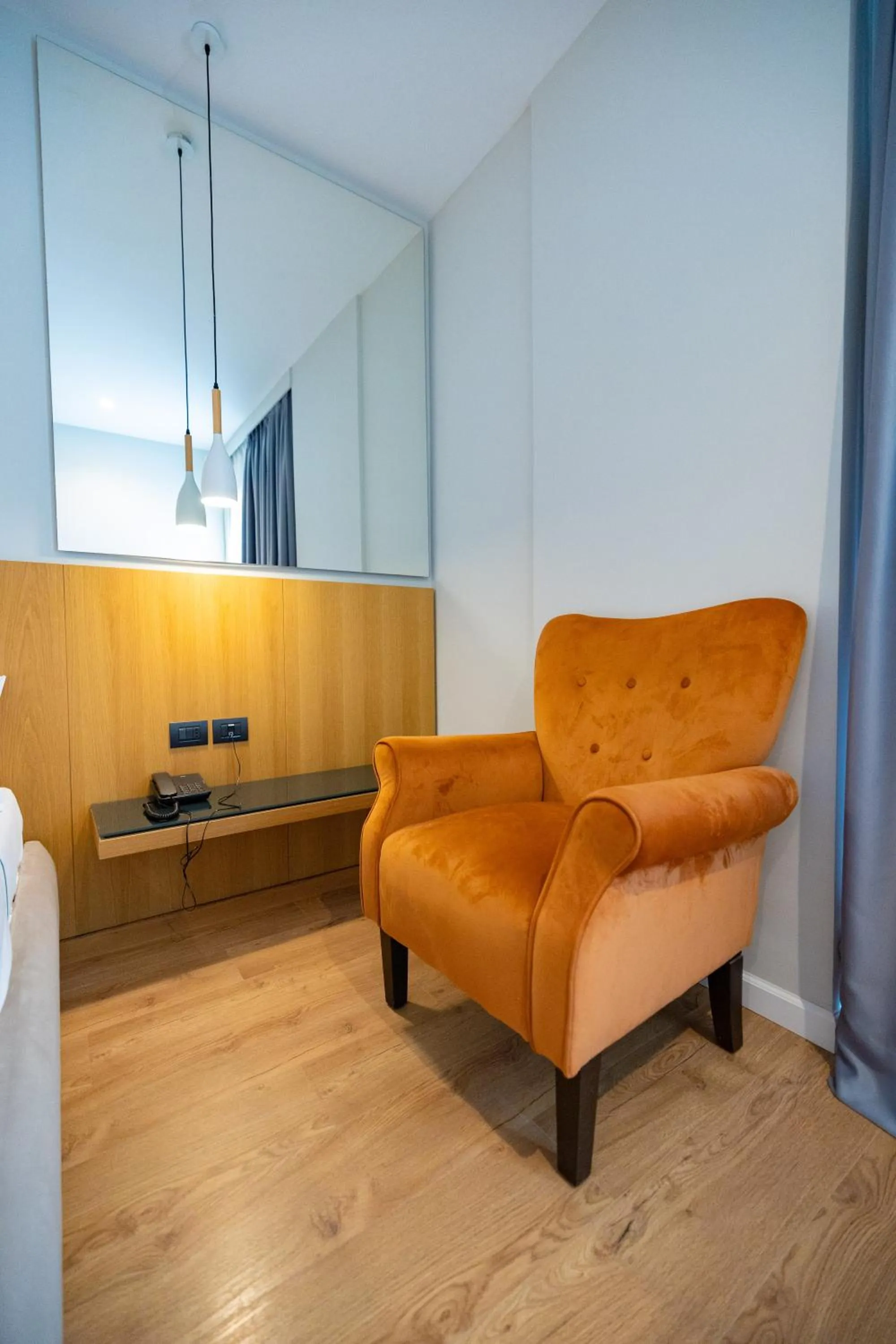 Seating area in DUKA Hotel