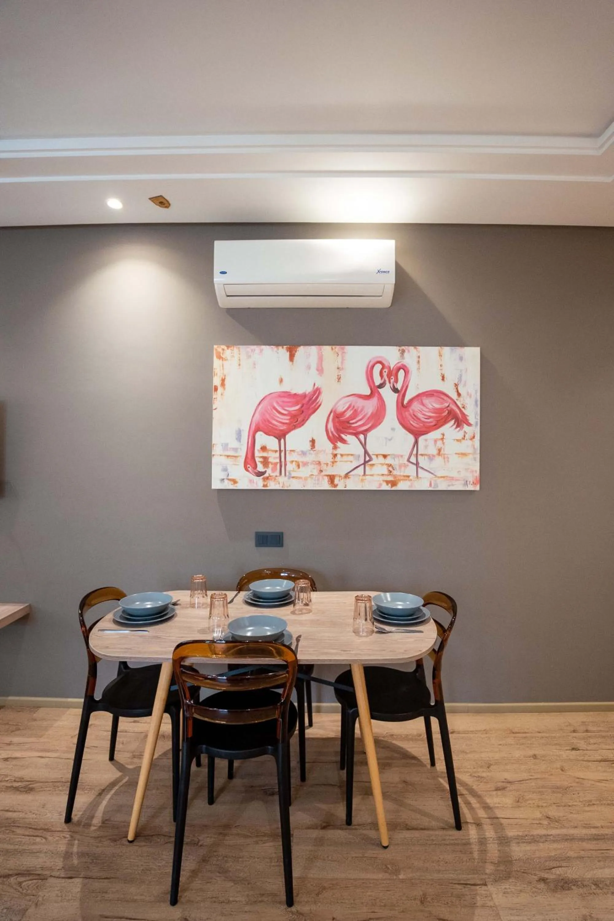 Living room in Flamant Rose Appart Hotel