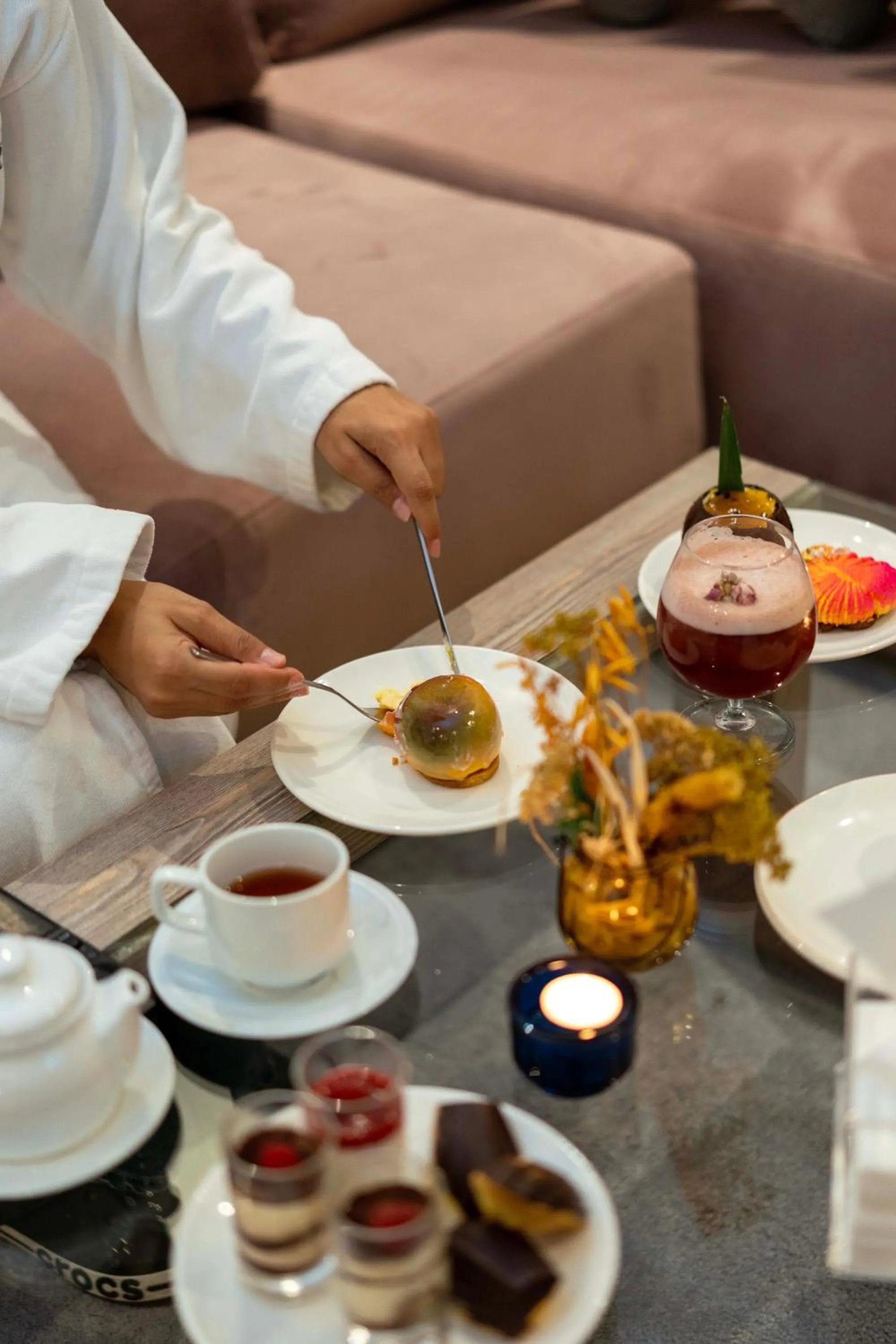 Coffee/tea facilities in Flamant Rose Appart Hotel