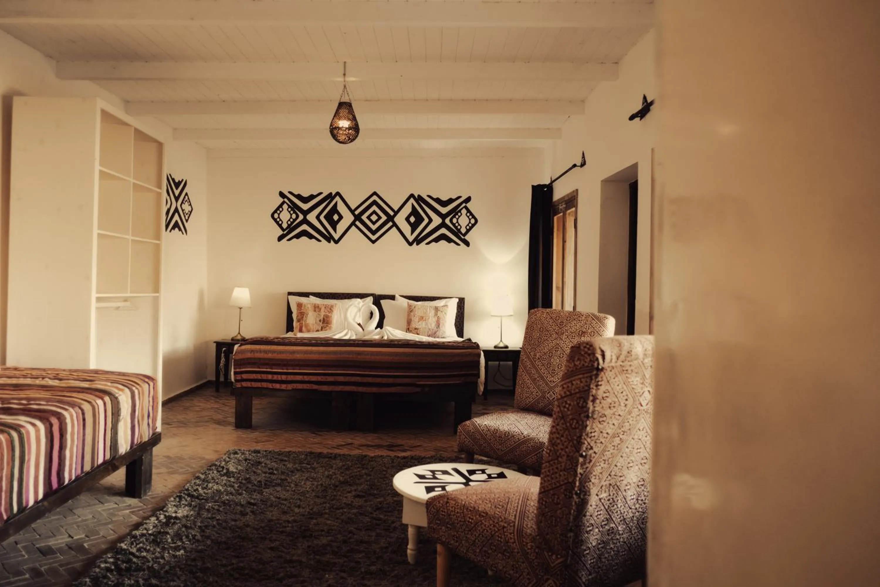 Living room, Bed in Les Dunes de Dakhla