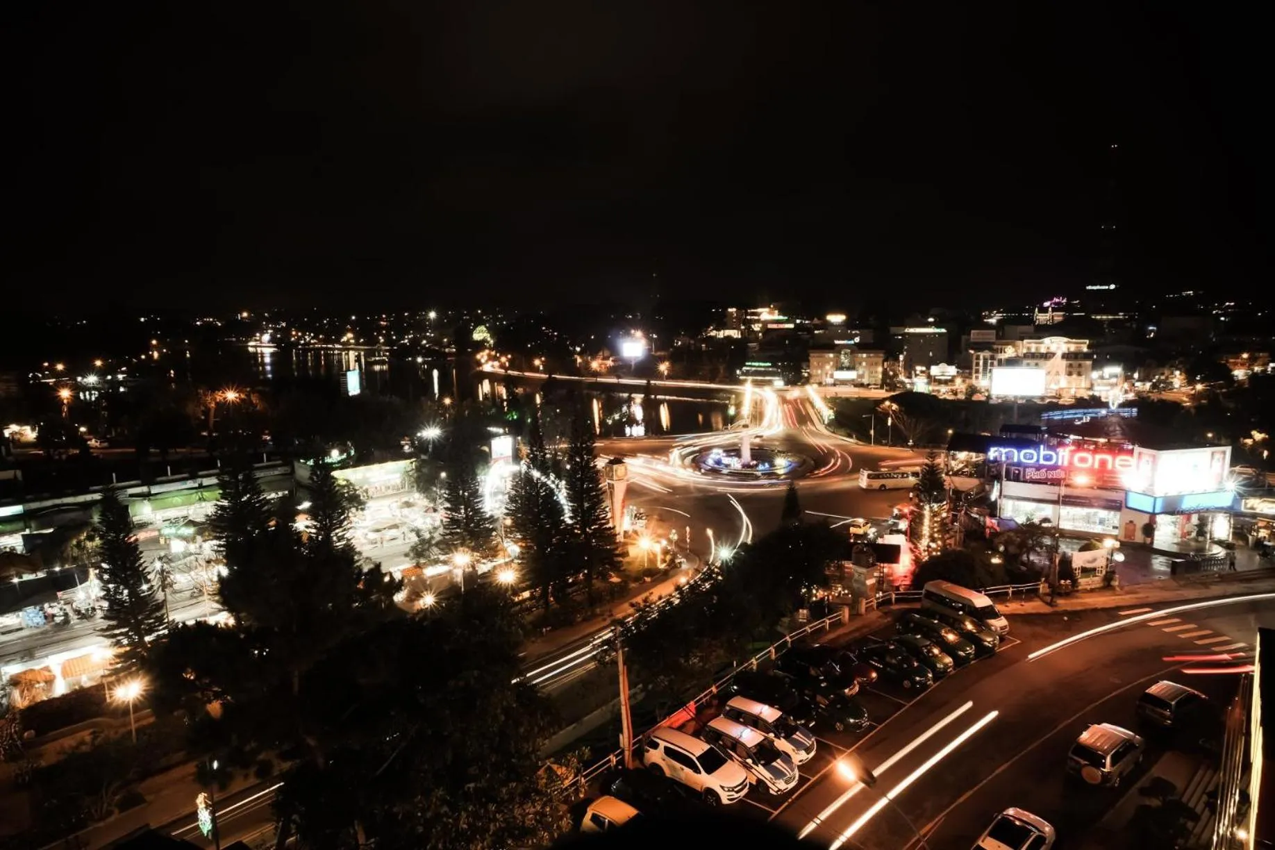 City view in QA Hotel Dalat - City Centre