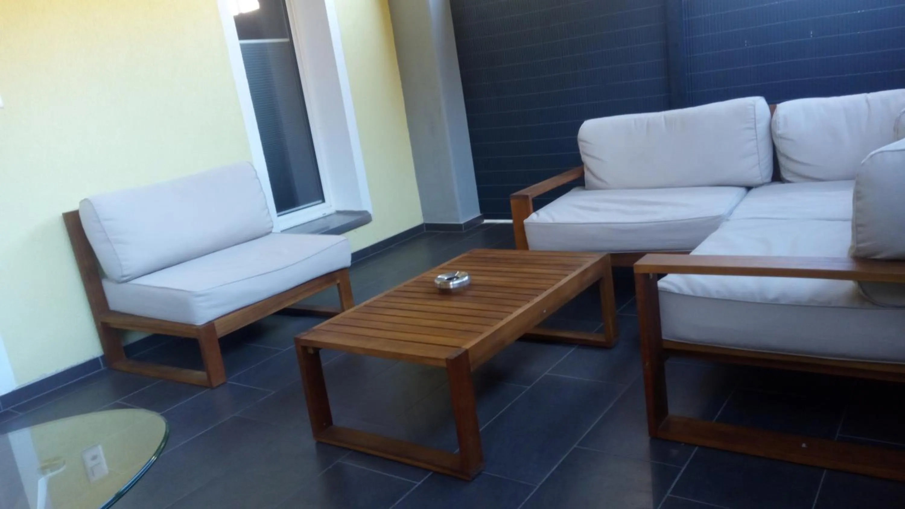 Balcony/Terrace in 3 Doppelbett Business Apartment am Bodensee