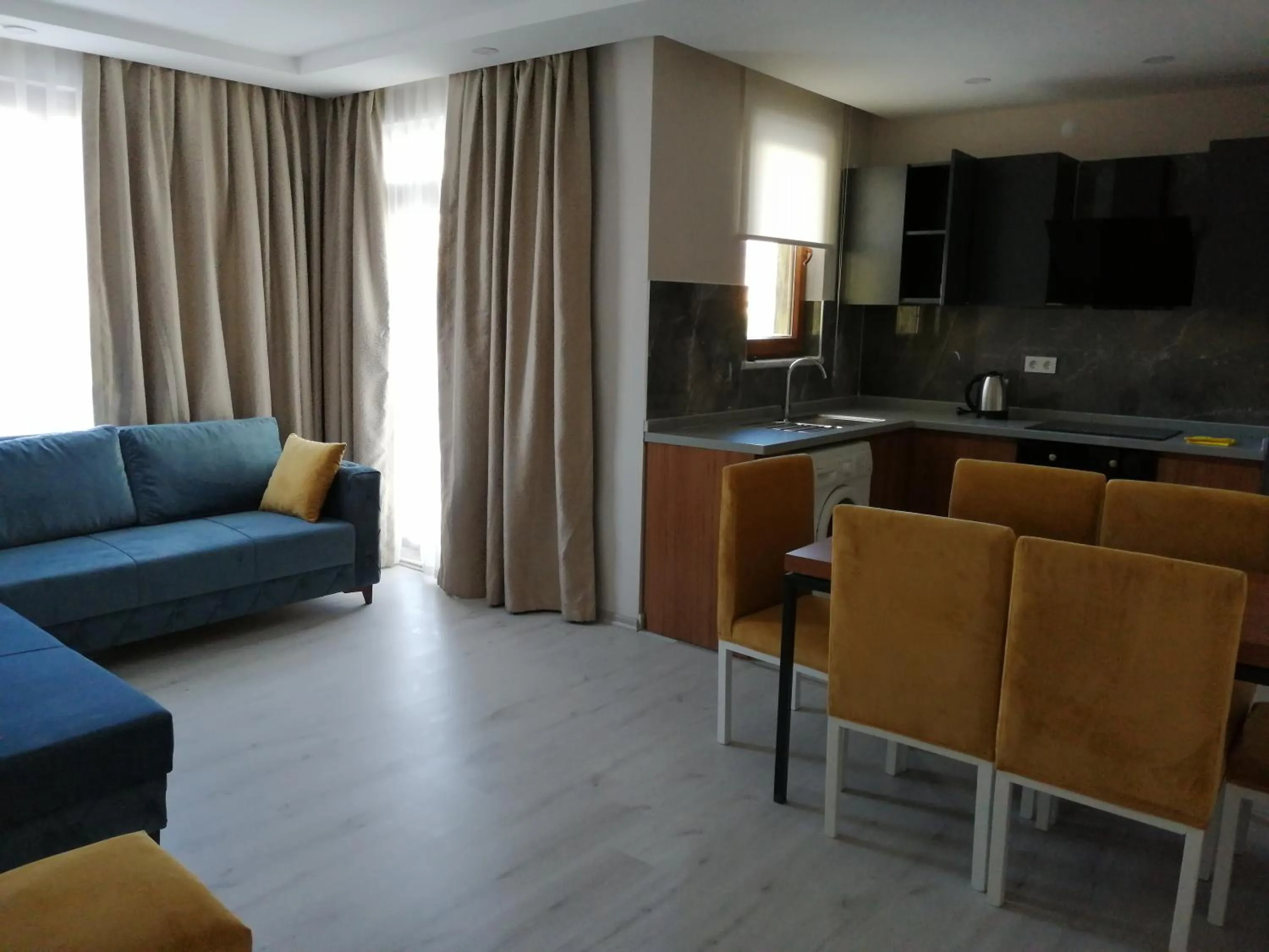 Kitchen or kitchenette in Sirena Apart & SPA