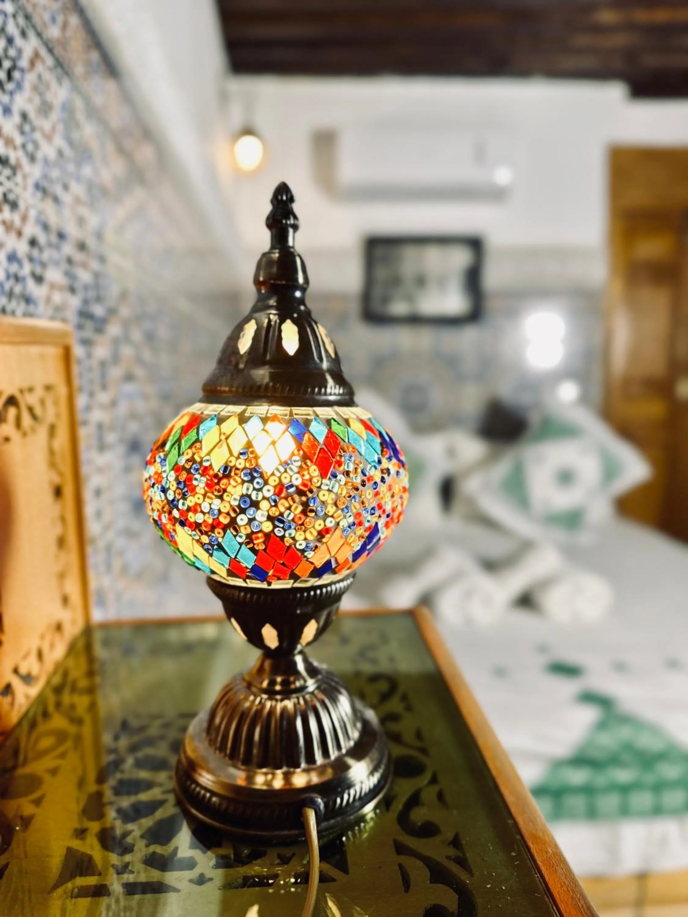 Bed in Riad Le Petit Patrimoine De Fés