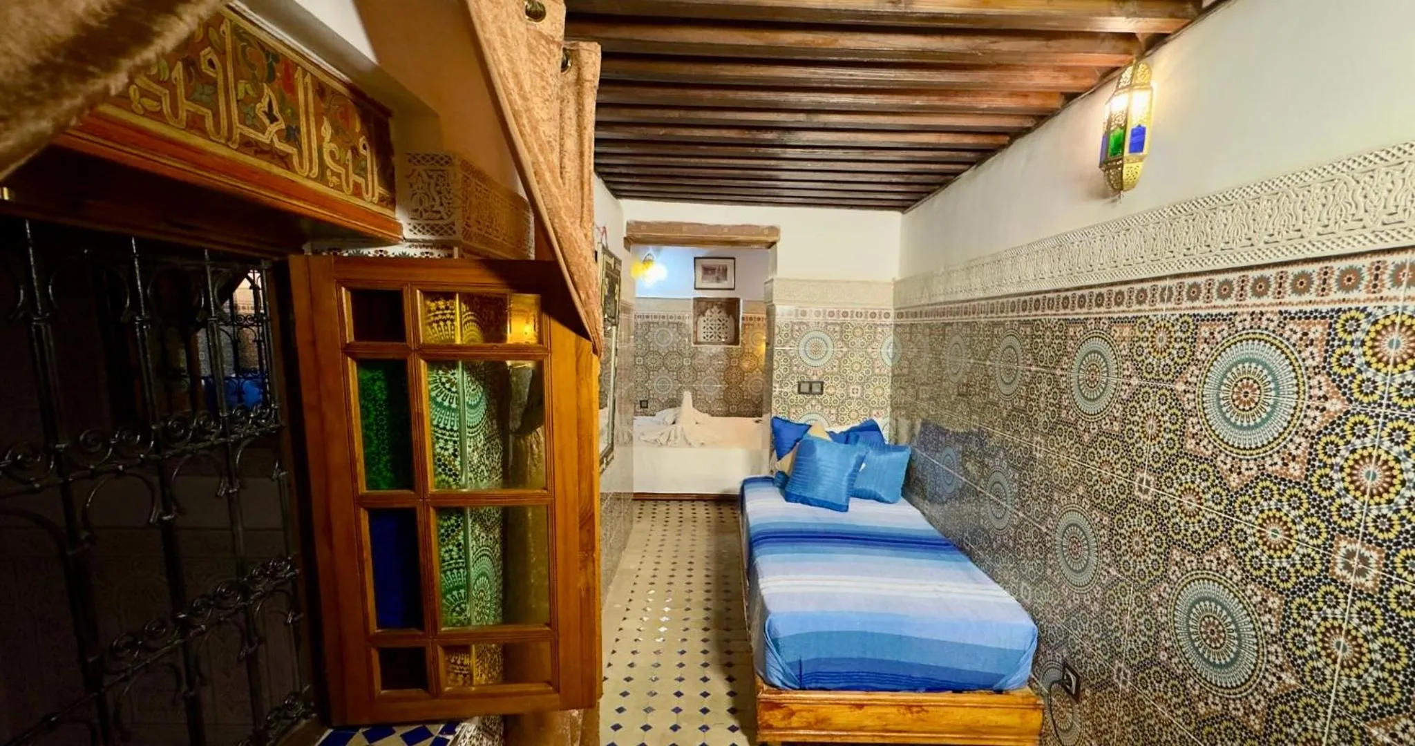 Bed in Riad Le Petit Patrimoine De Fés