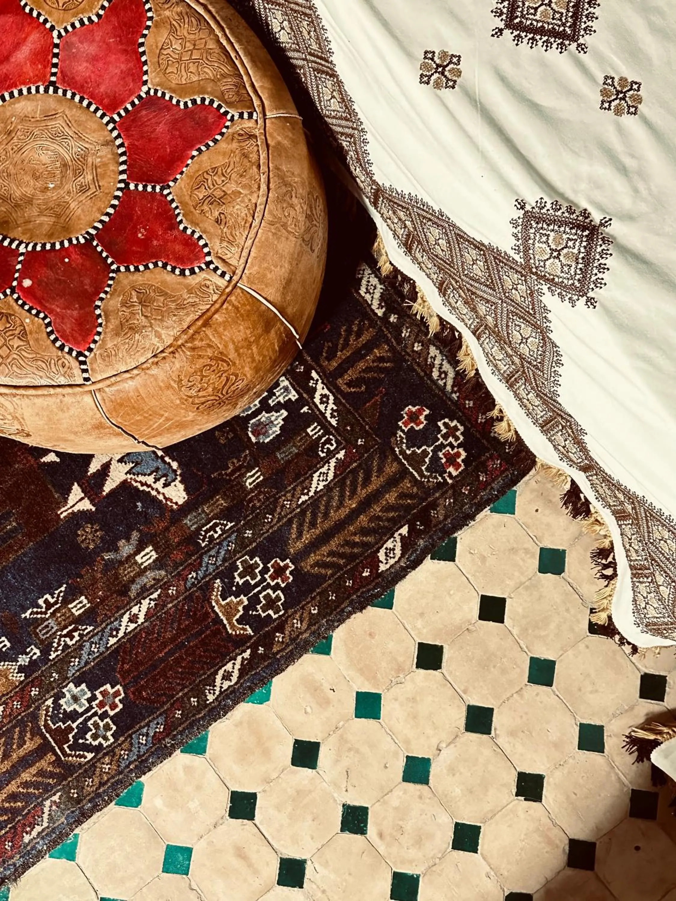 Bed in Riad Le Petit Patrimoine De Fés