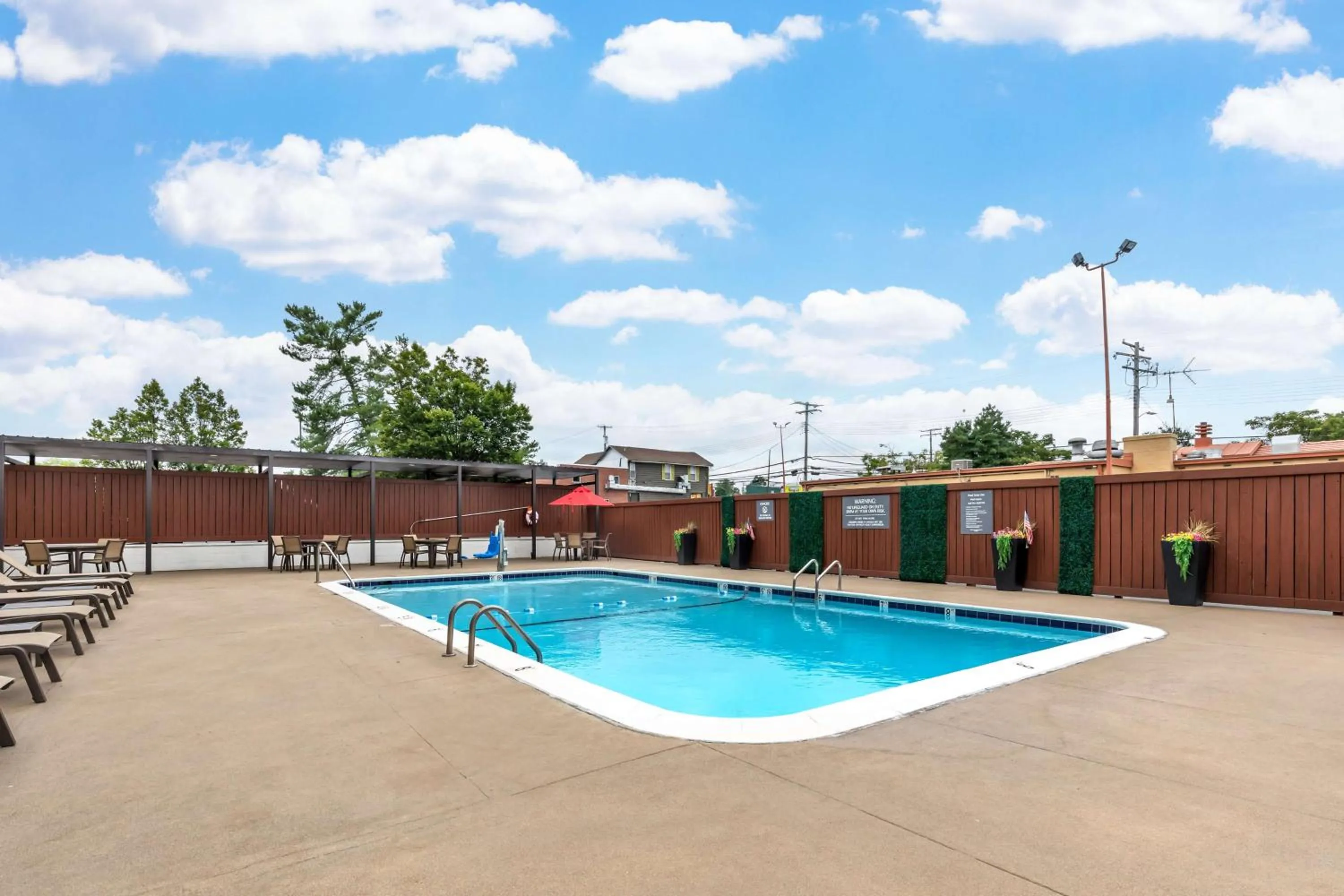 Pool view in Best Western Plus Laurel