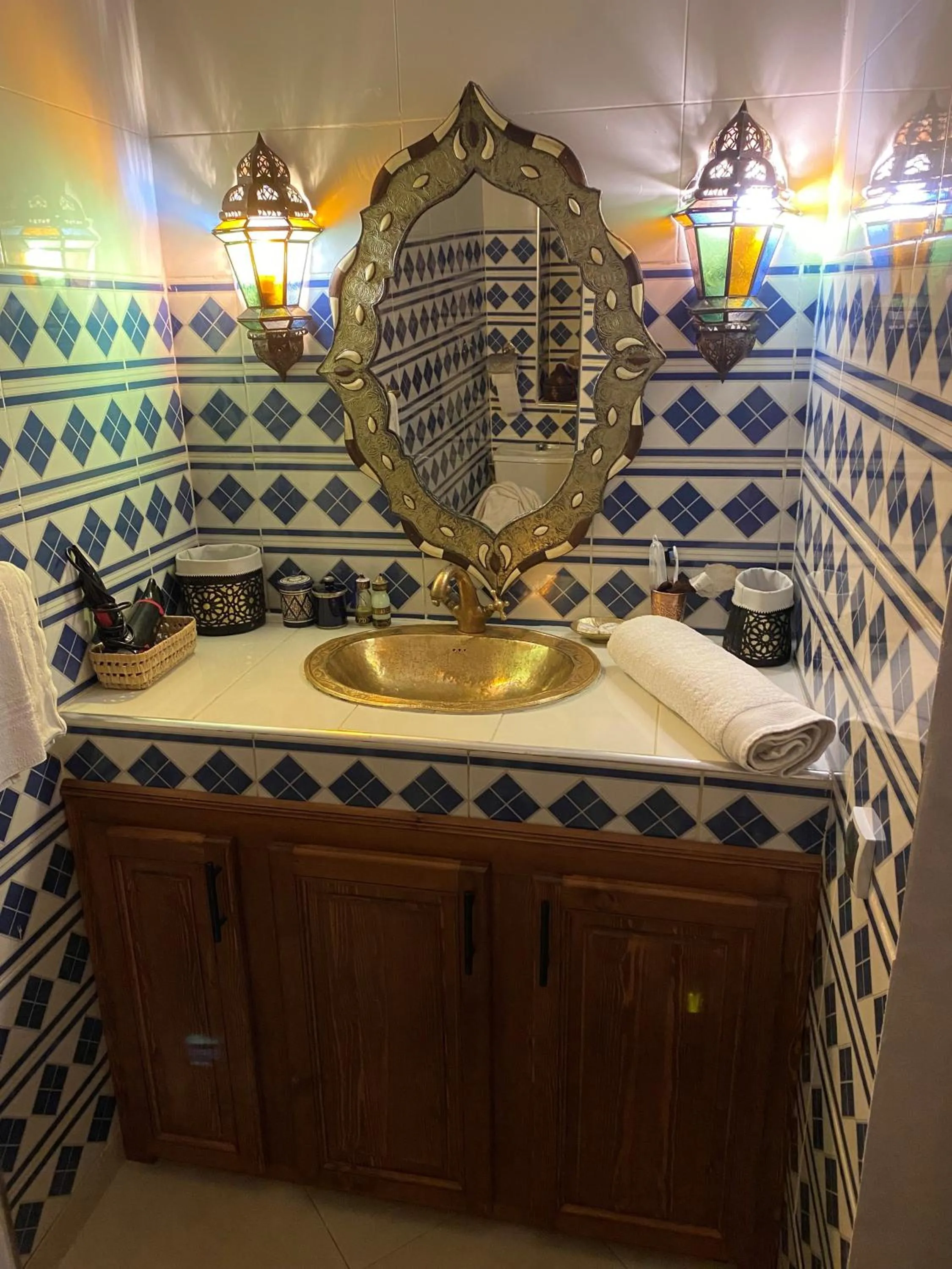 Bathroom in Riad Lalla Merieme