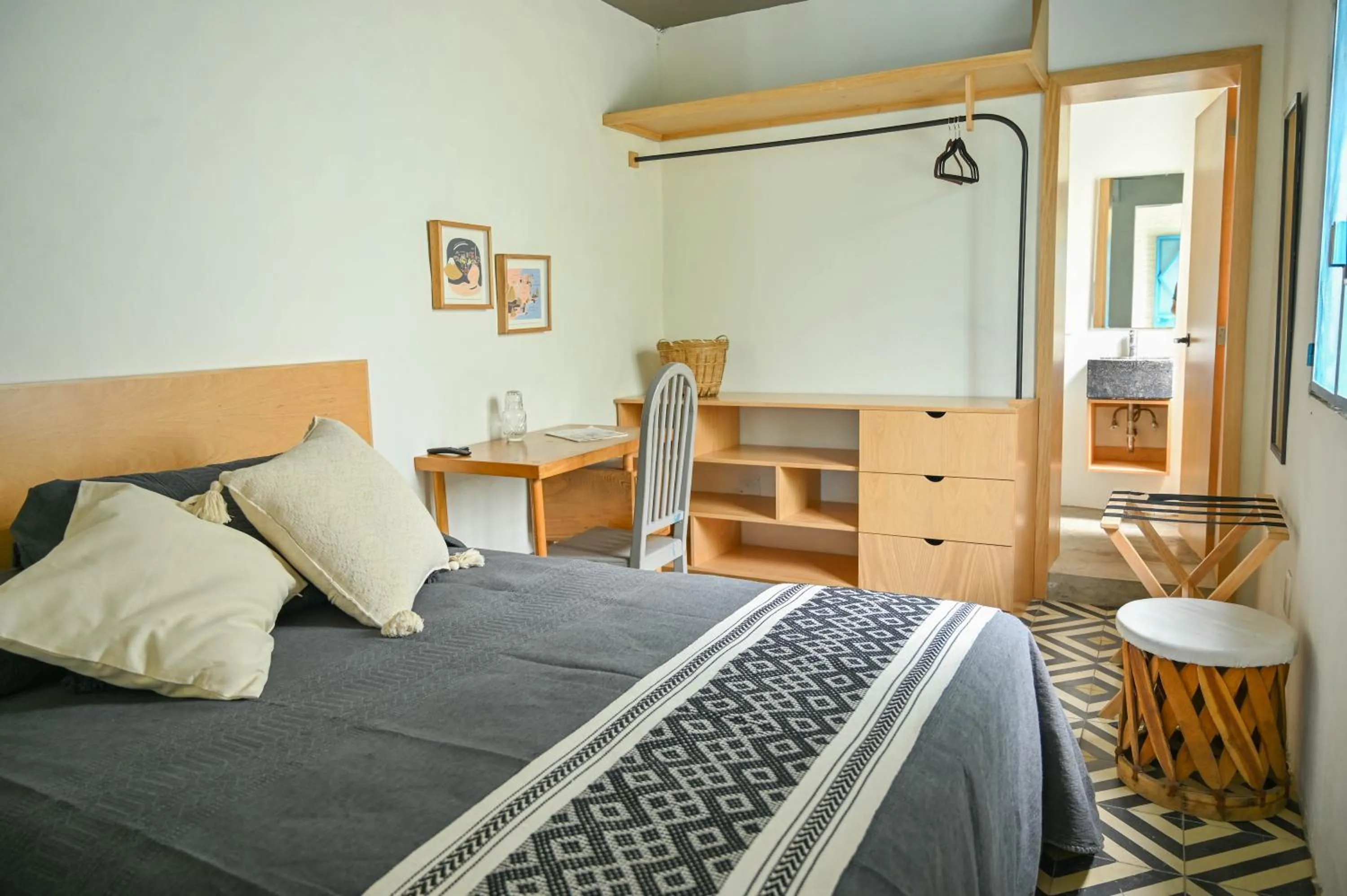 Bedroom, Bed in Casa Blanco by Barrio Mexico