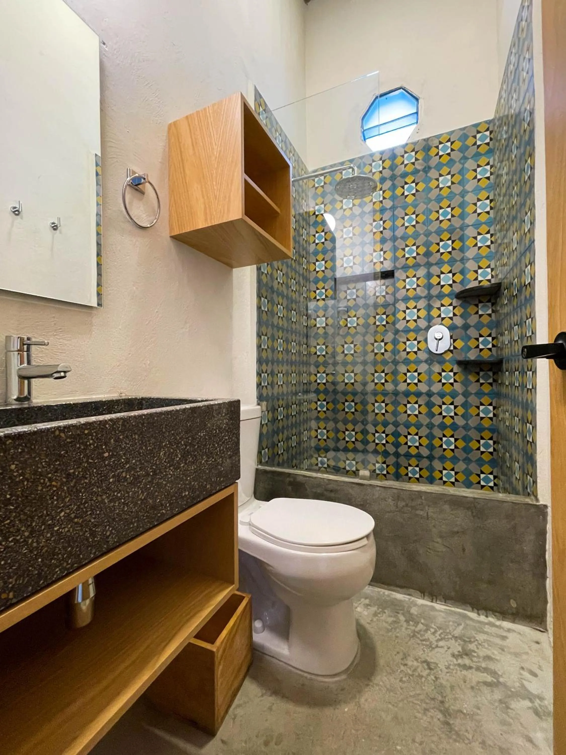 Bathroom in Casa Blanco by Barrio Mexico