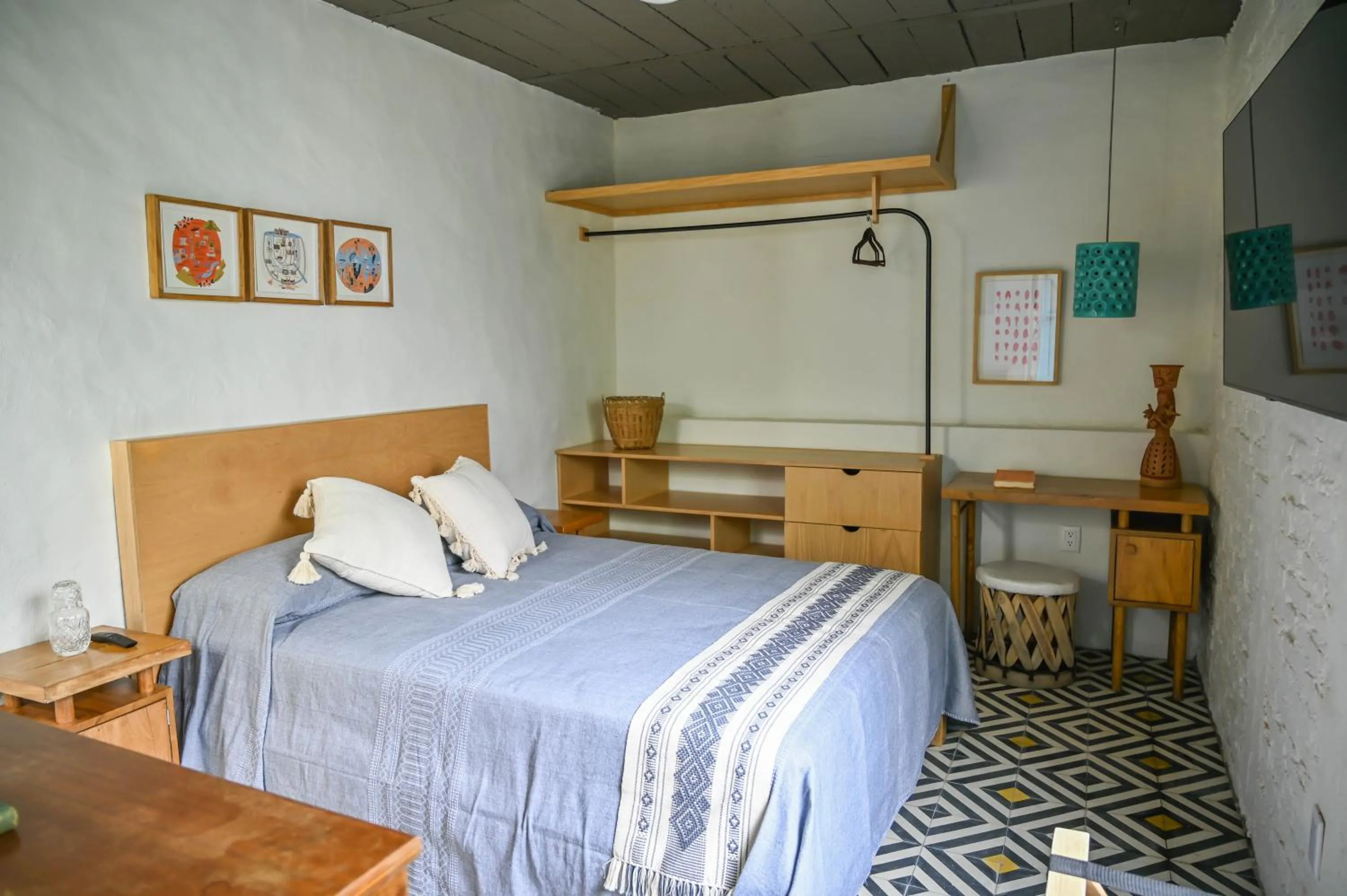 Bedroom, Bed in Casa Blanco by Barrio Mexico