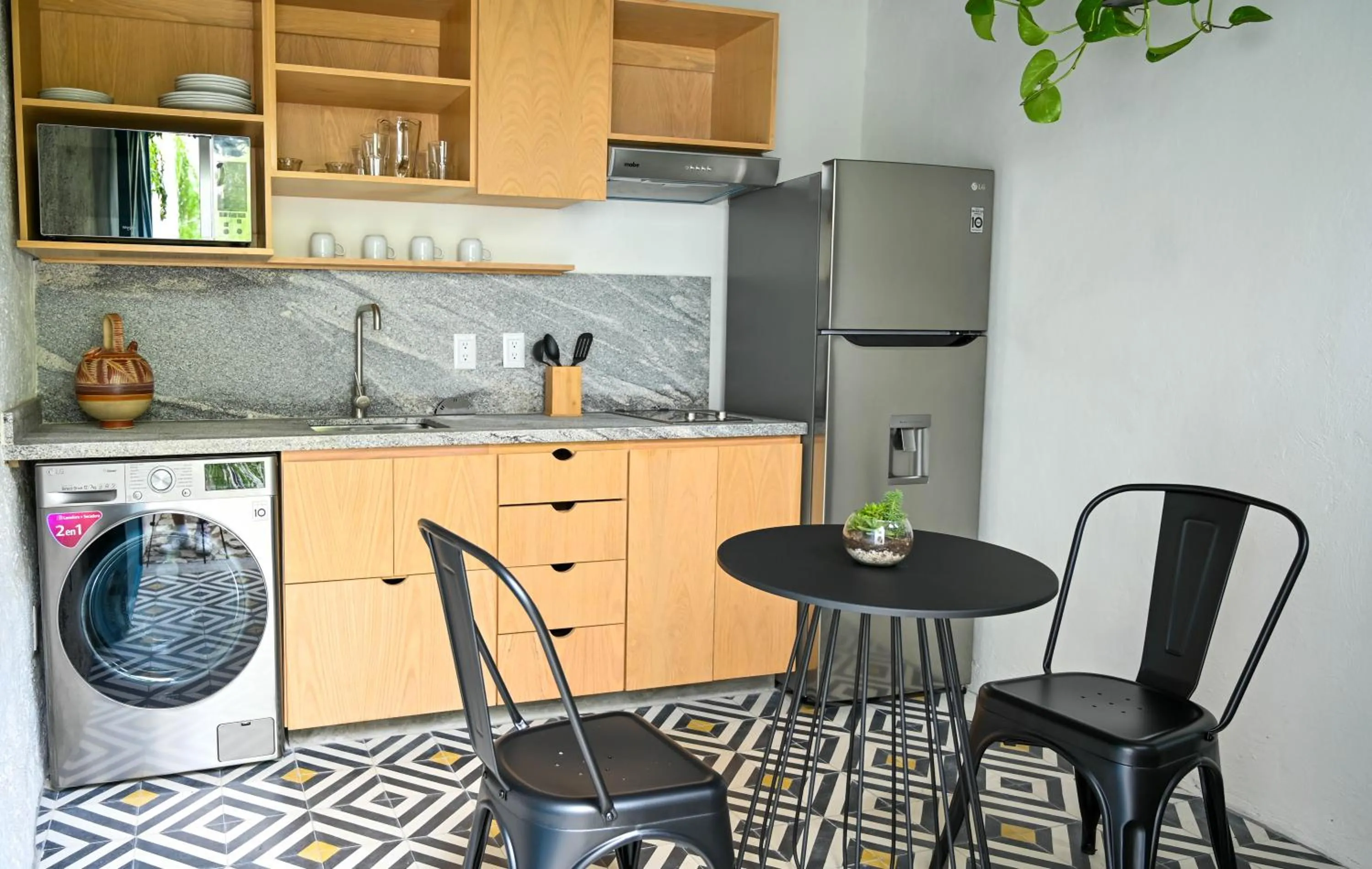 Kitchen or kitchenette in Casa Blanco by Barrio Mexico