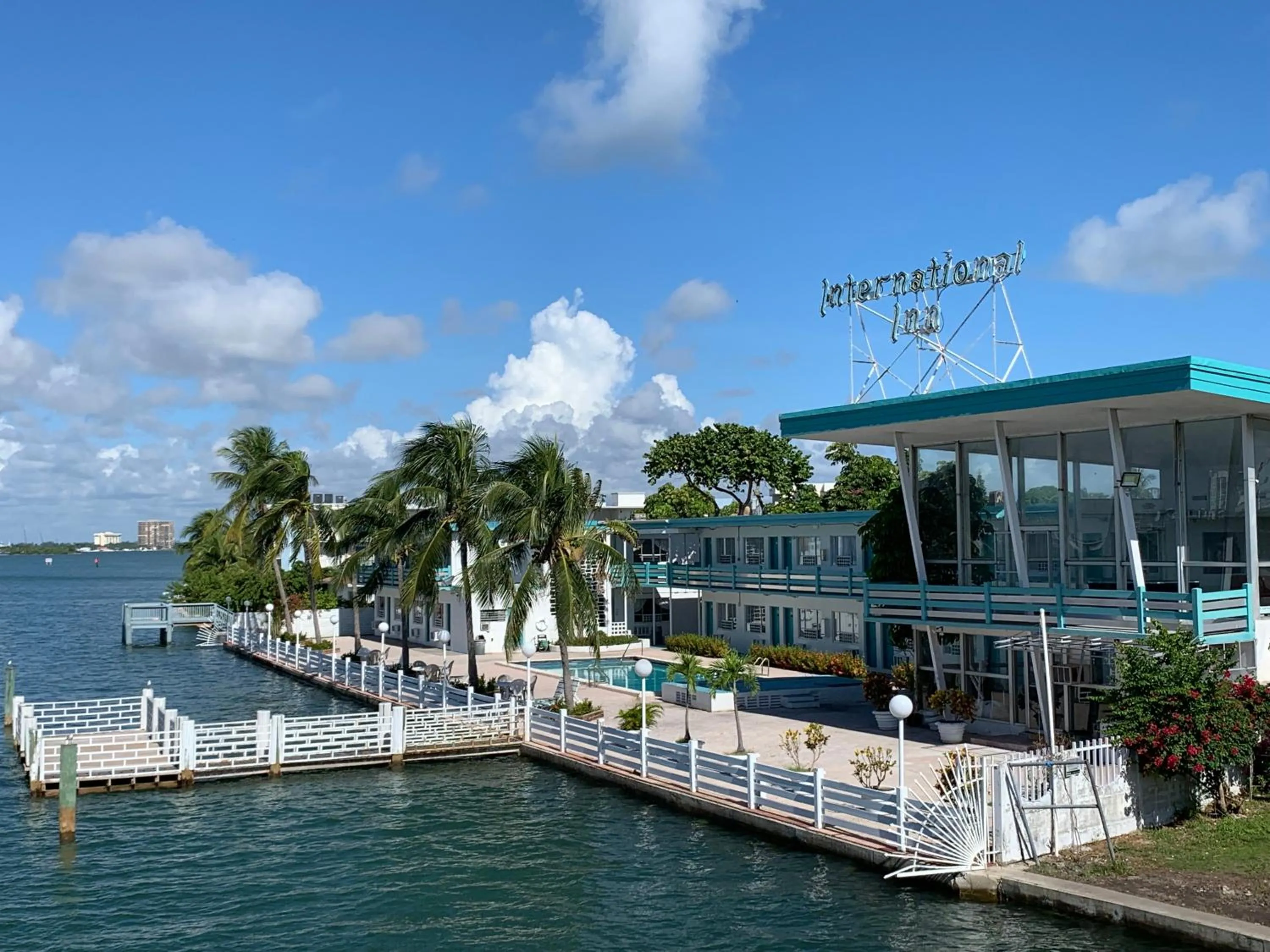 Property building in International Inn on the Bay