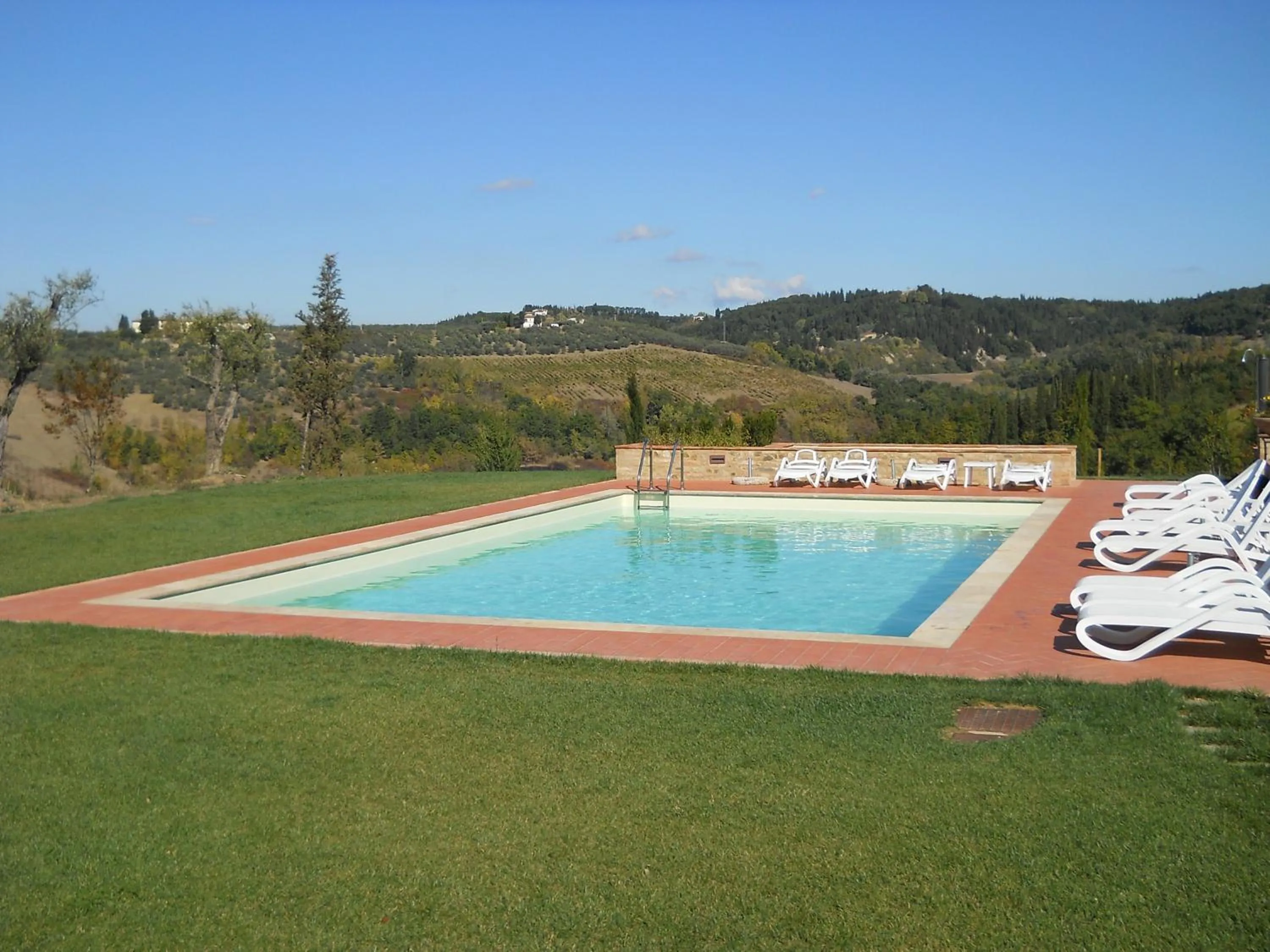 Swimming pool in Tenuta Di Sticciano