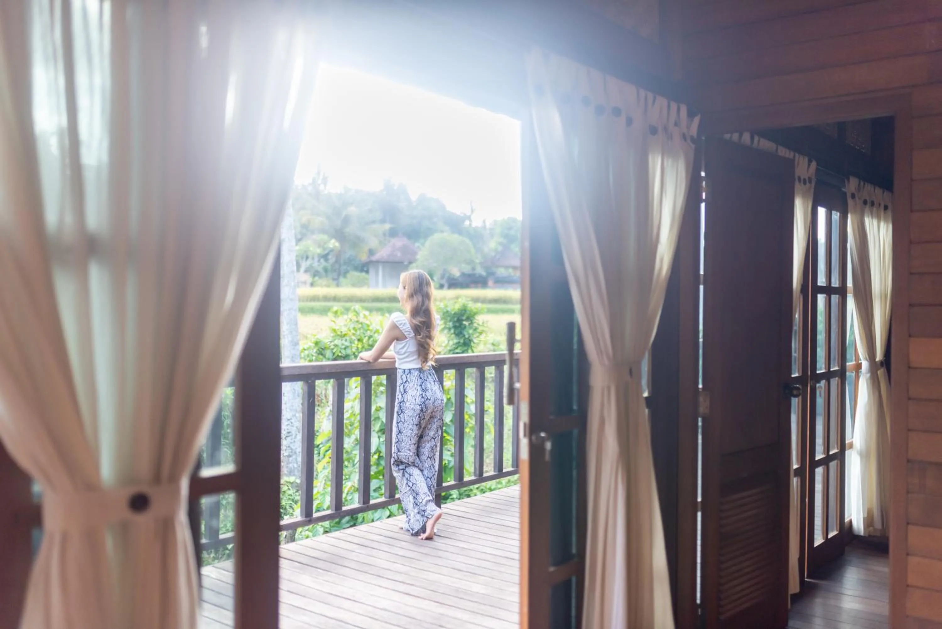 Balcony/Terrace in Villa Waturenggong Ubud