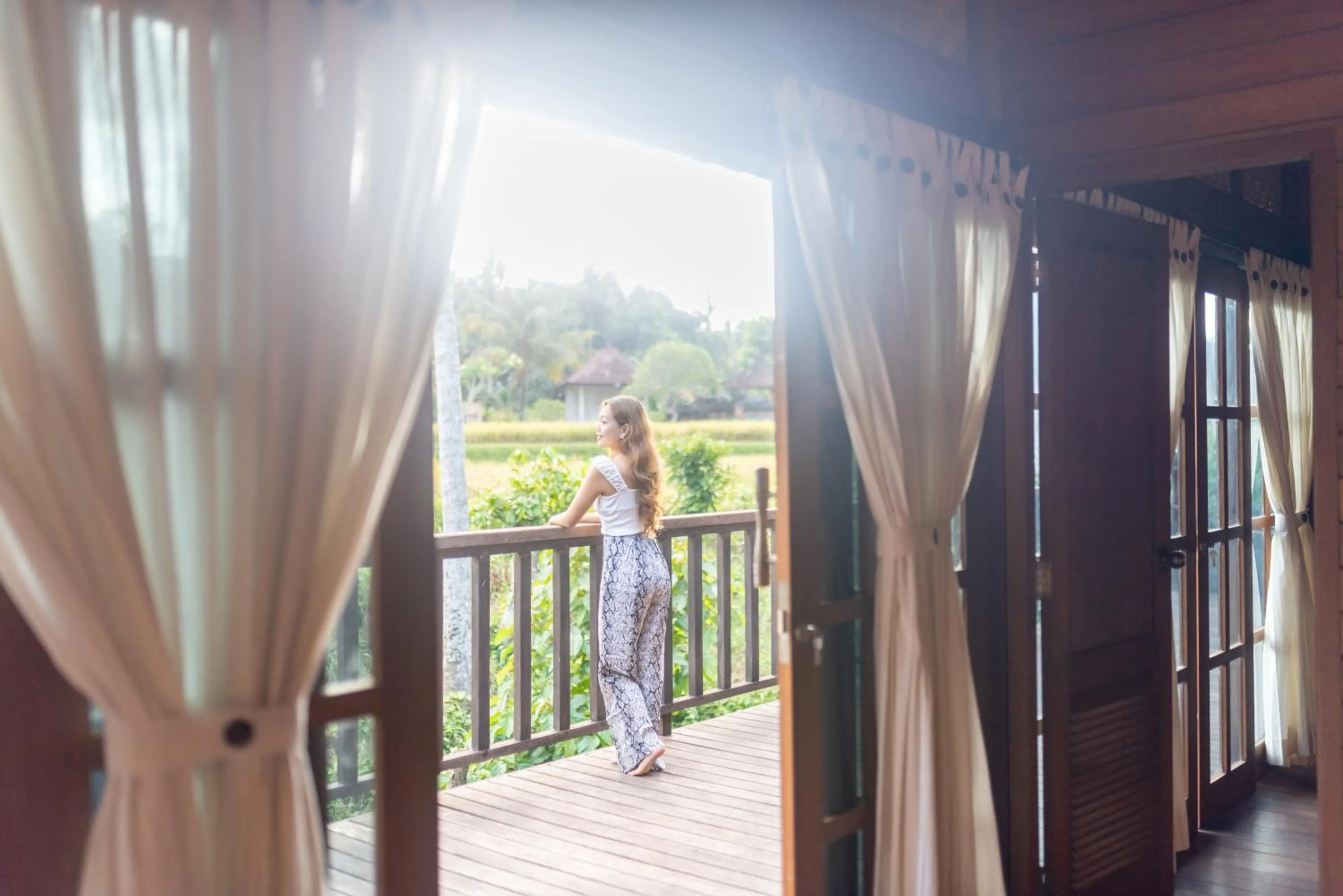 Balcony/Terrace in Villa Waturenggong Ubud