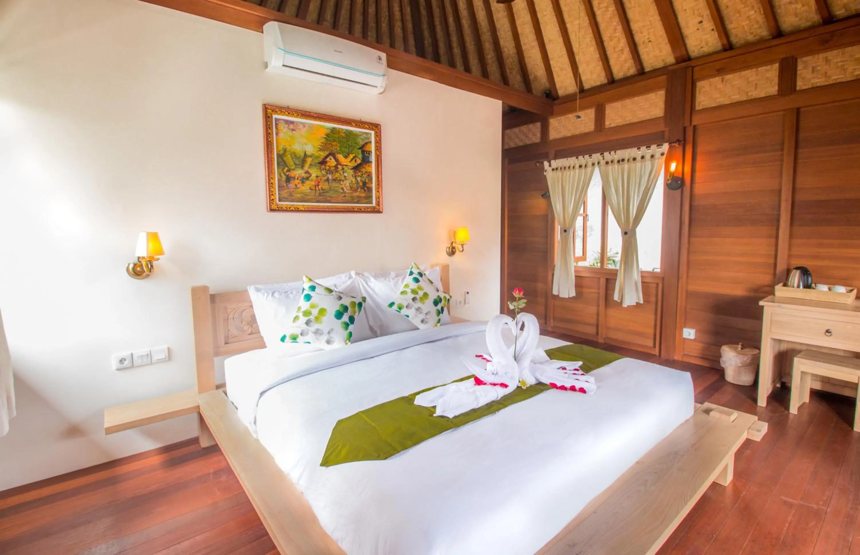 Bedroom, Bed in Villa Waturenggong Ubud