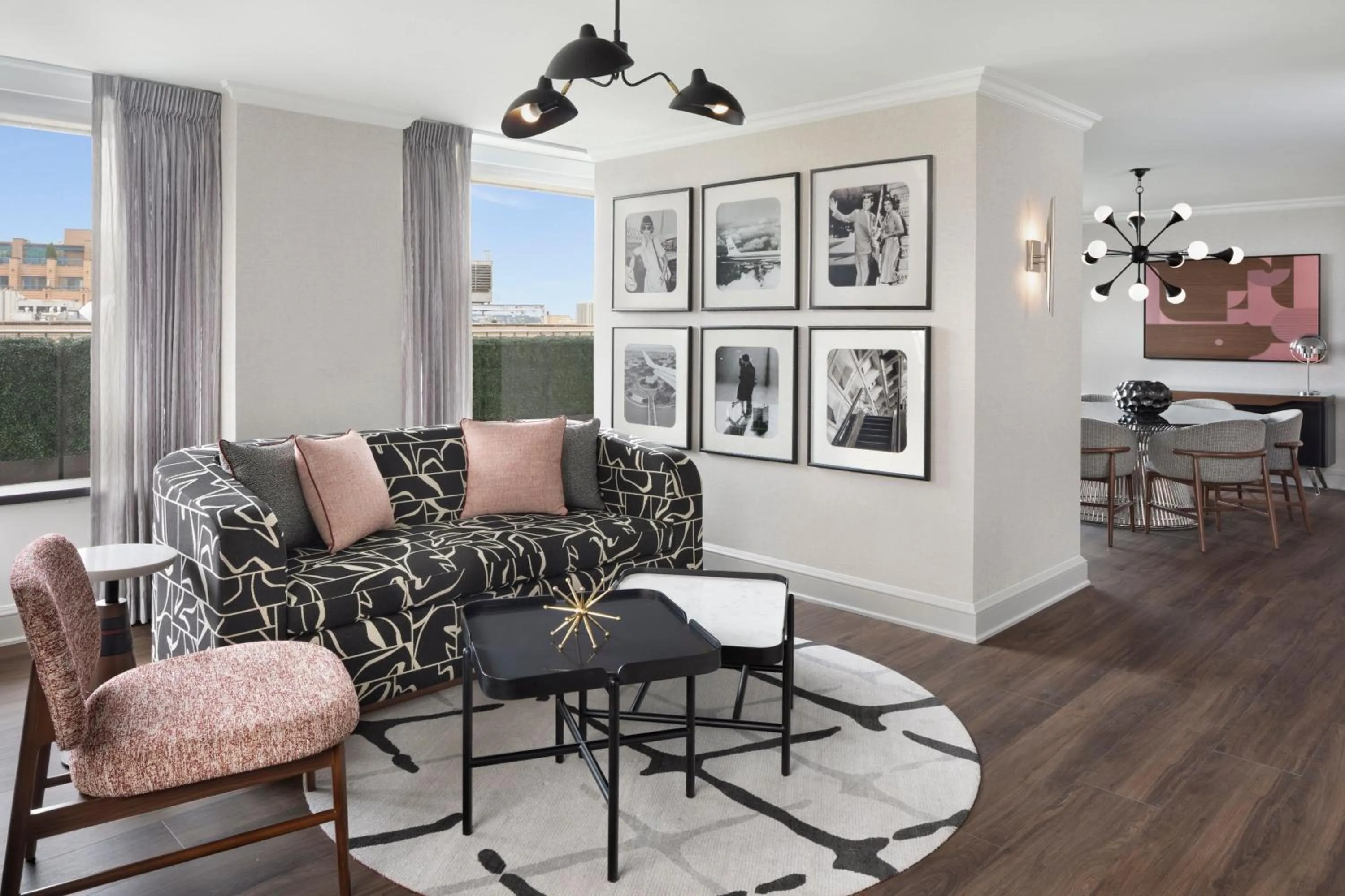 Living room in Le Meridien Washington, DC, The Madison