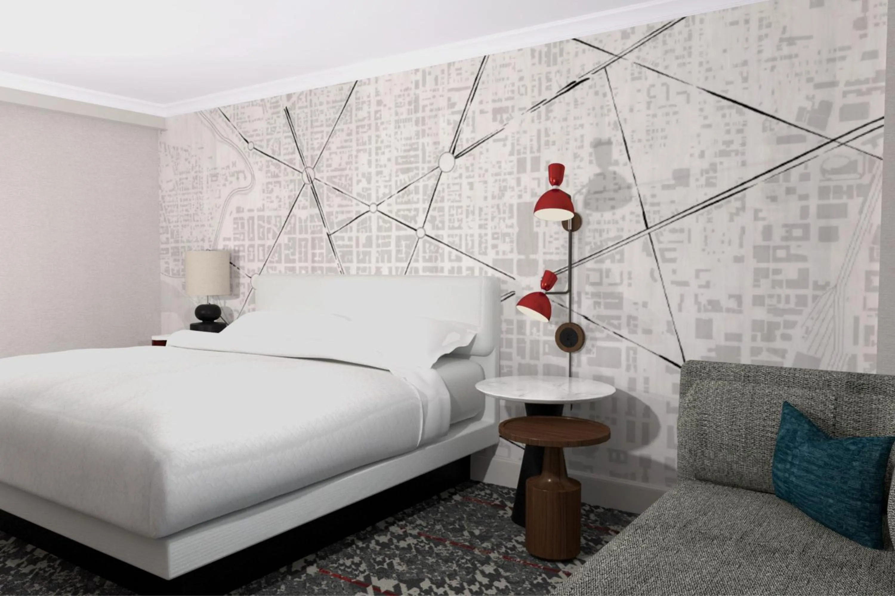 Photo of the whole room, Bed in Le Meridien Washington, DC, The Madison