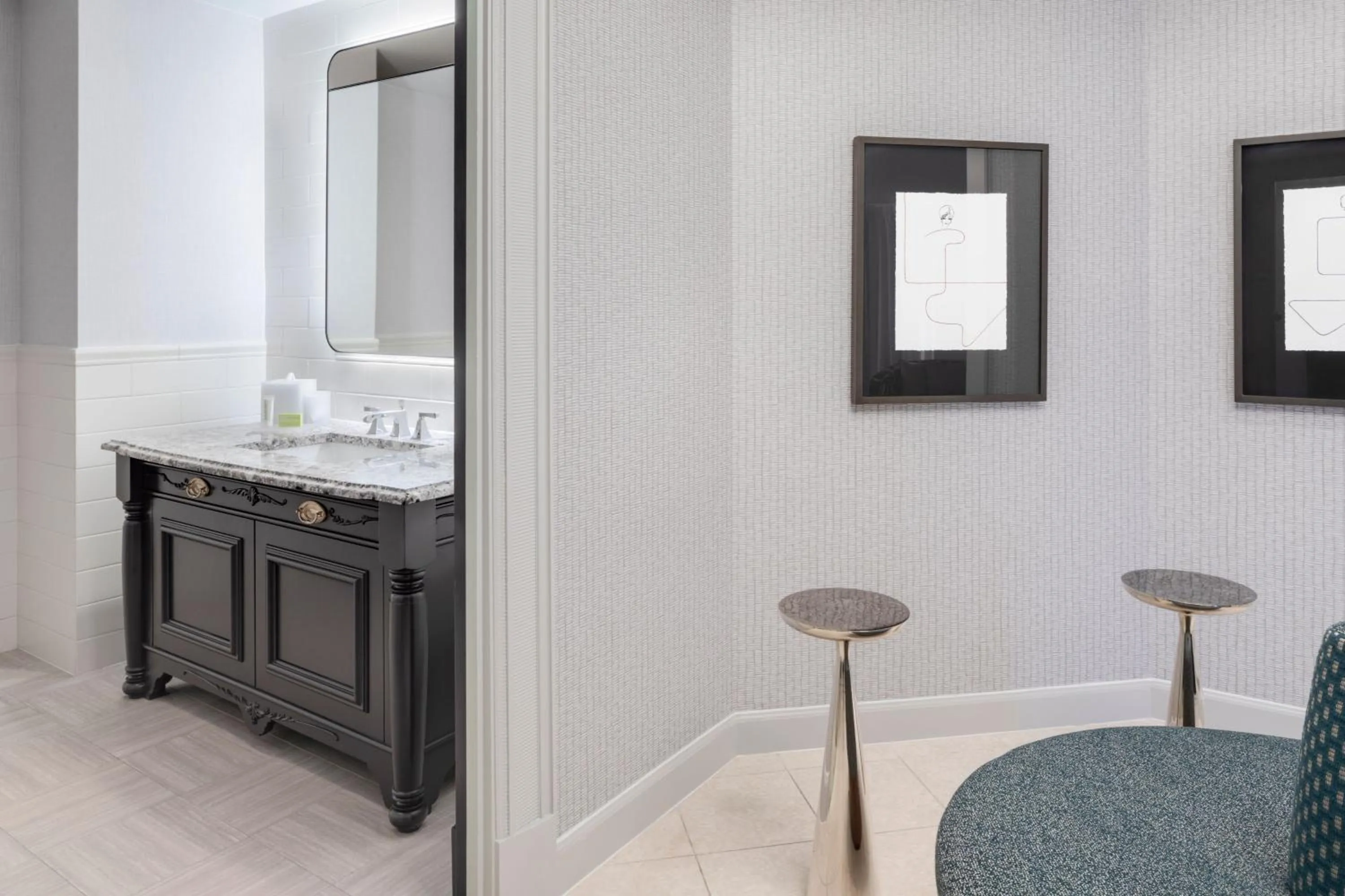 Bathroom in Le Meridien Washington, DC, The Madison