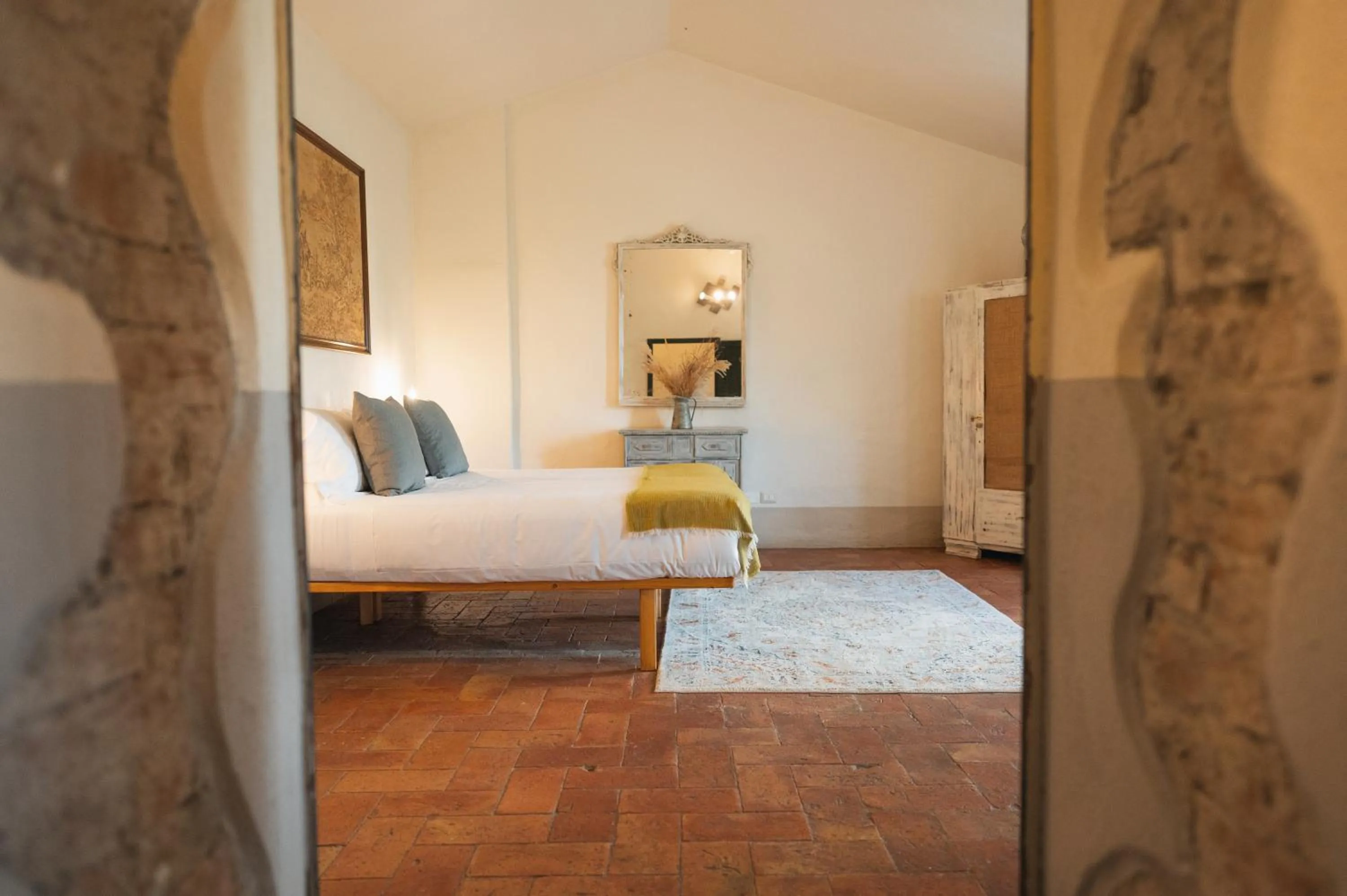 Bed in Locanda in Tuscany