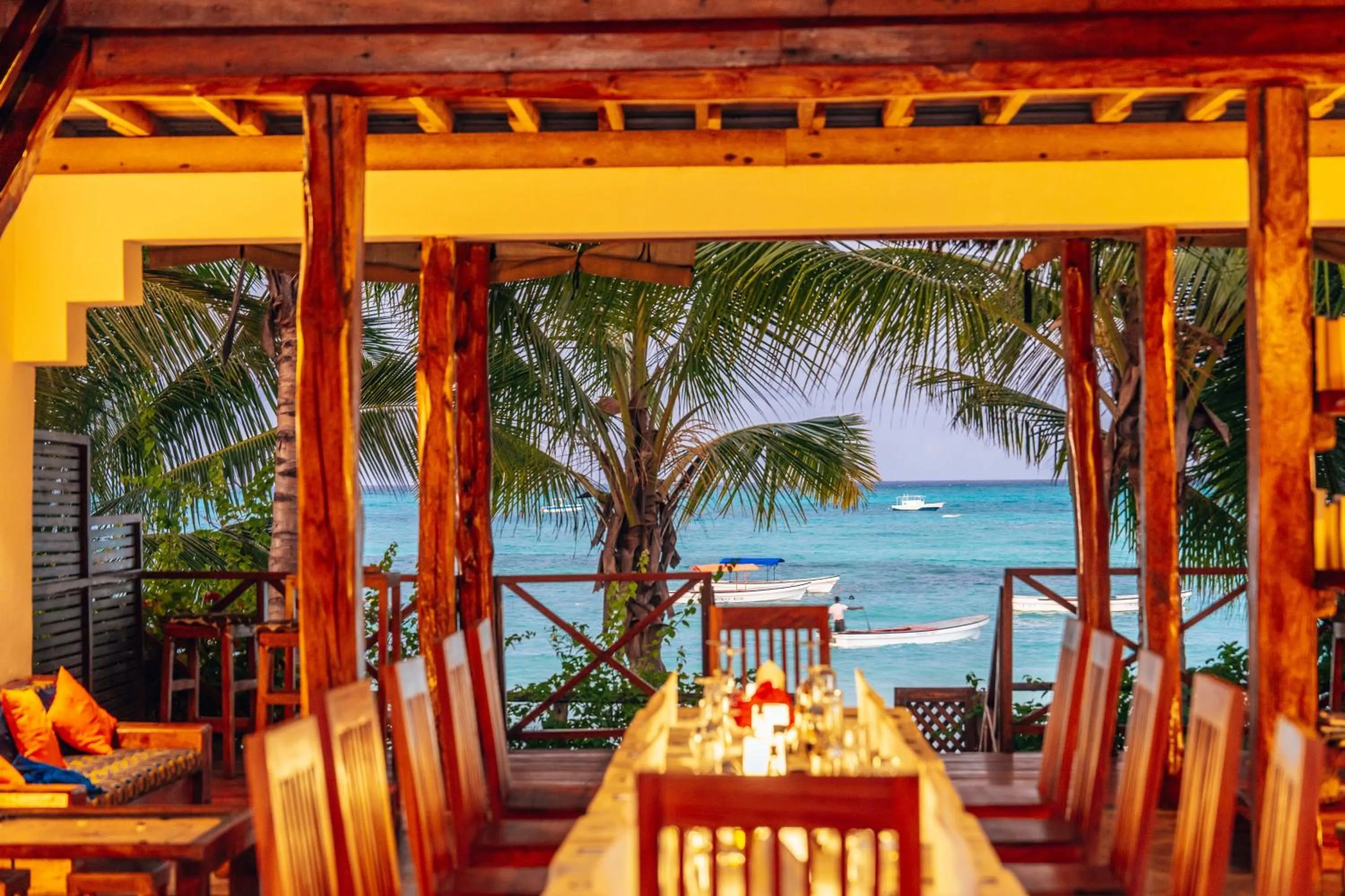 Dining area in Hekaya Zanzibar