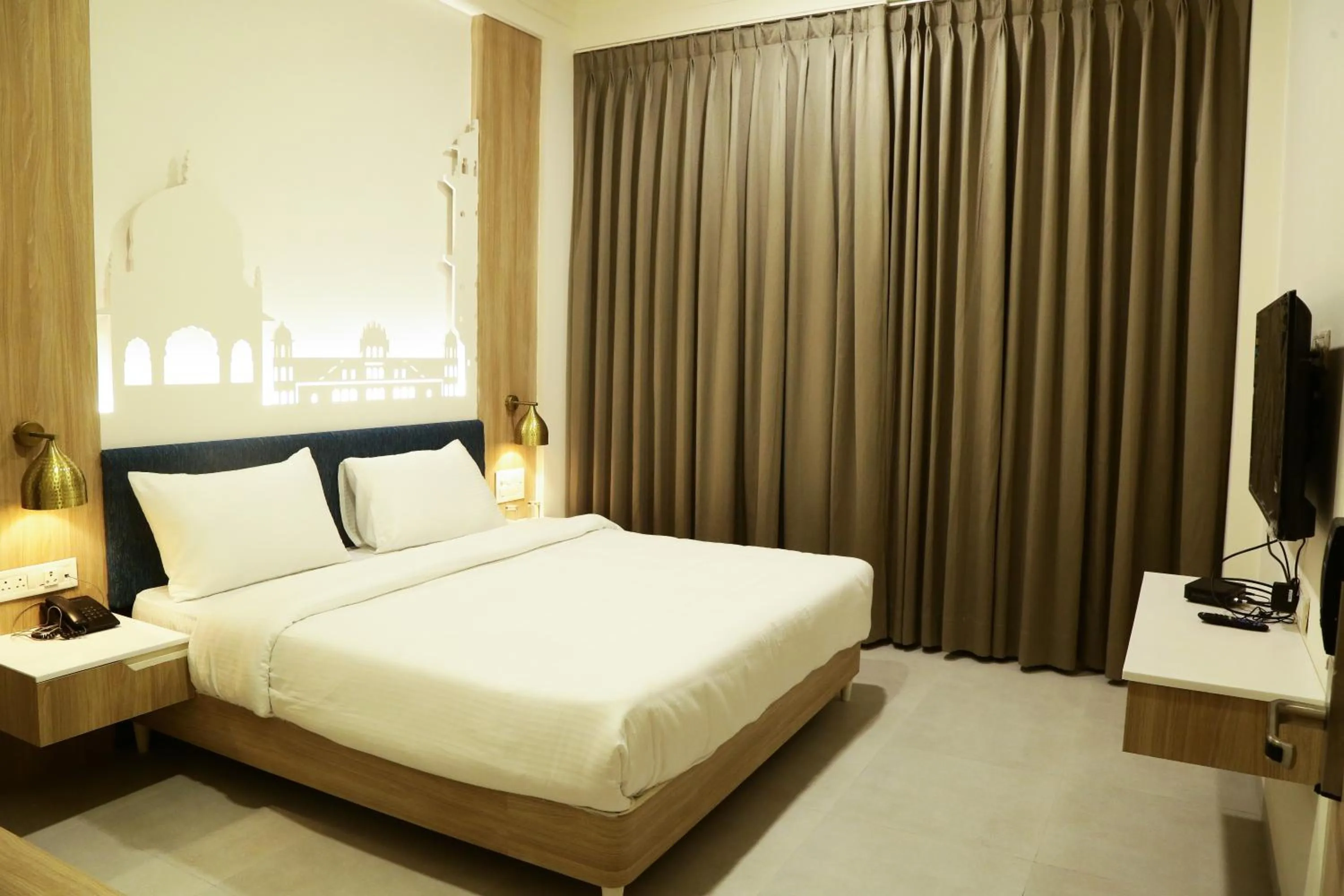 Bedroom in Hotel Ratangarh Palace