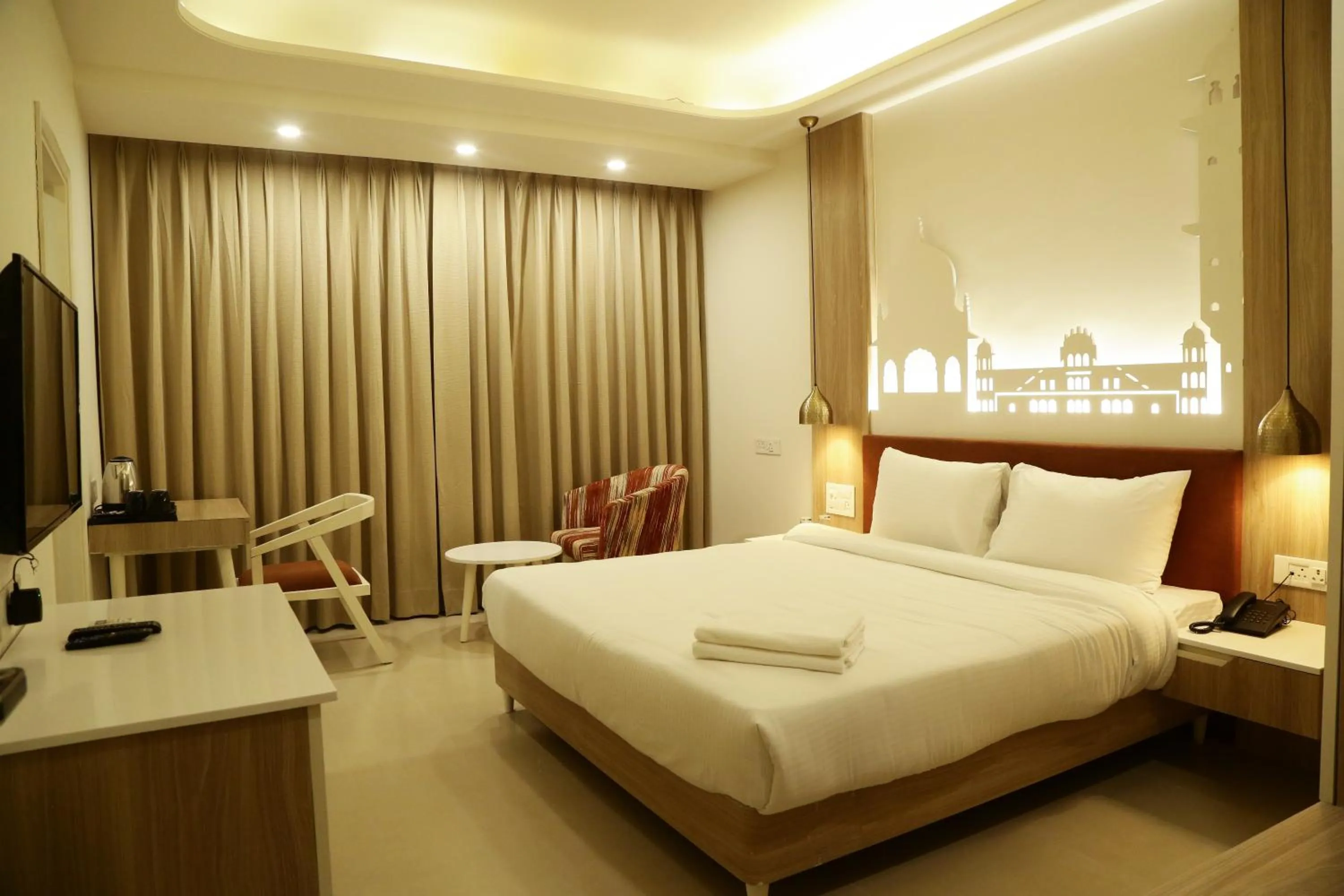 Photo of the whole room in Hotel Ratangarh Palace