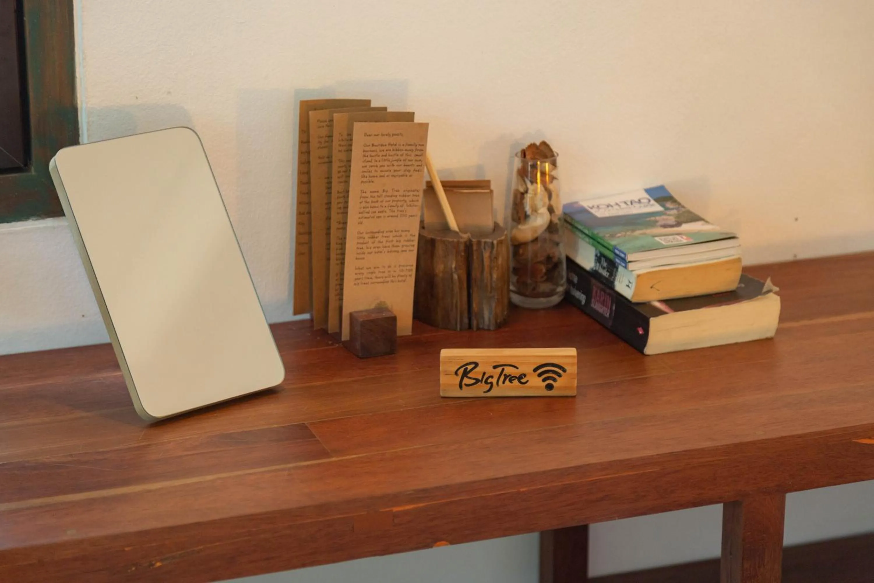 Decorative detail in Big Tree Boutique Hotel