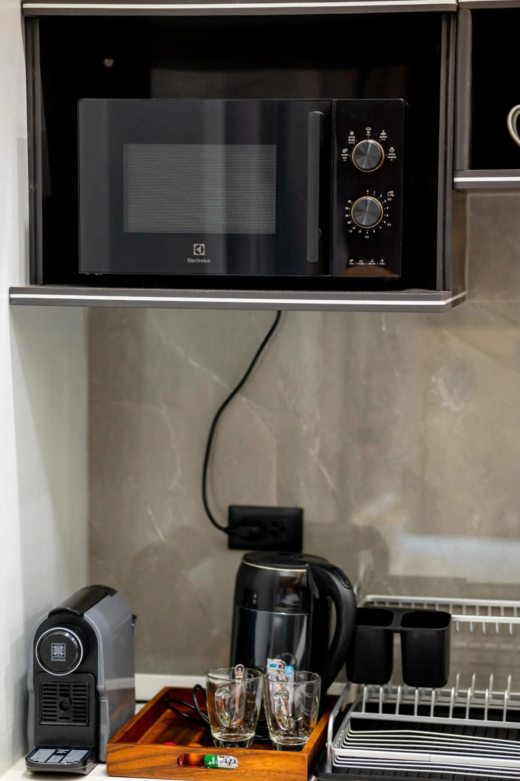 Kitchen or kitchenette in TOBEDzZ HOTEL