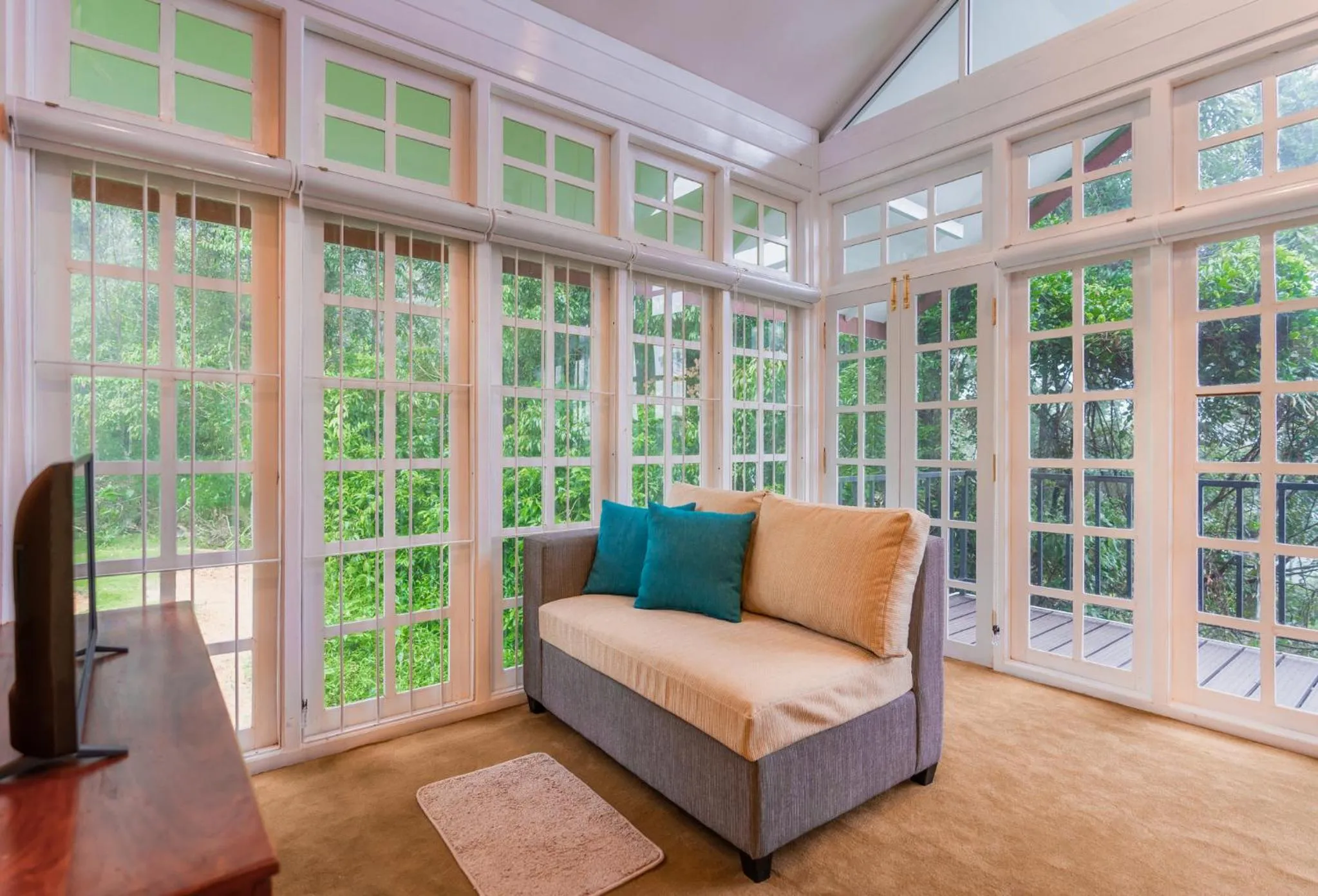 Seating area in Mandaram Eco Resort