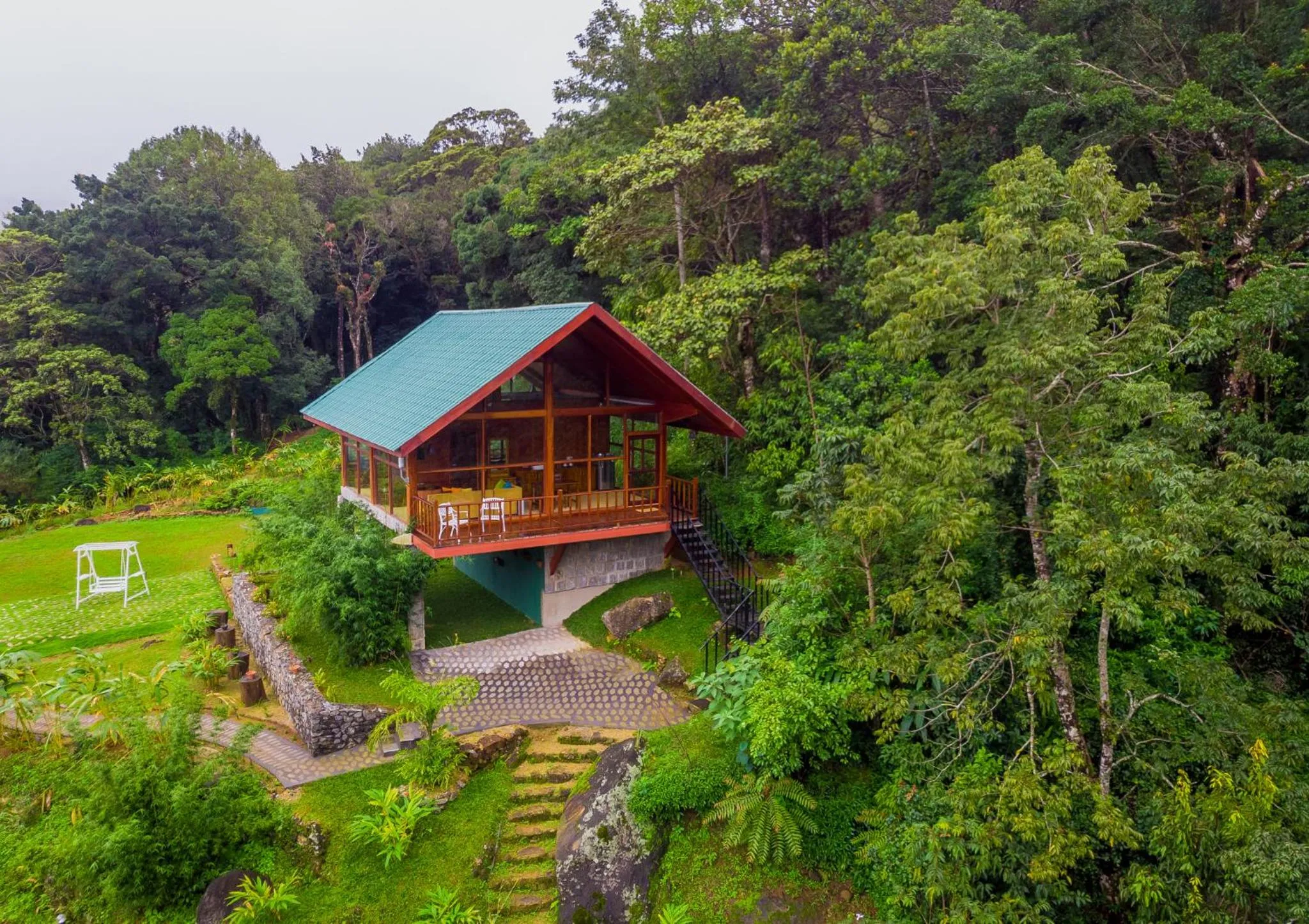Bird's eye view in Mandaram Eco Resort