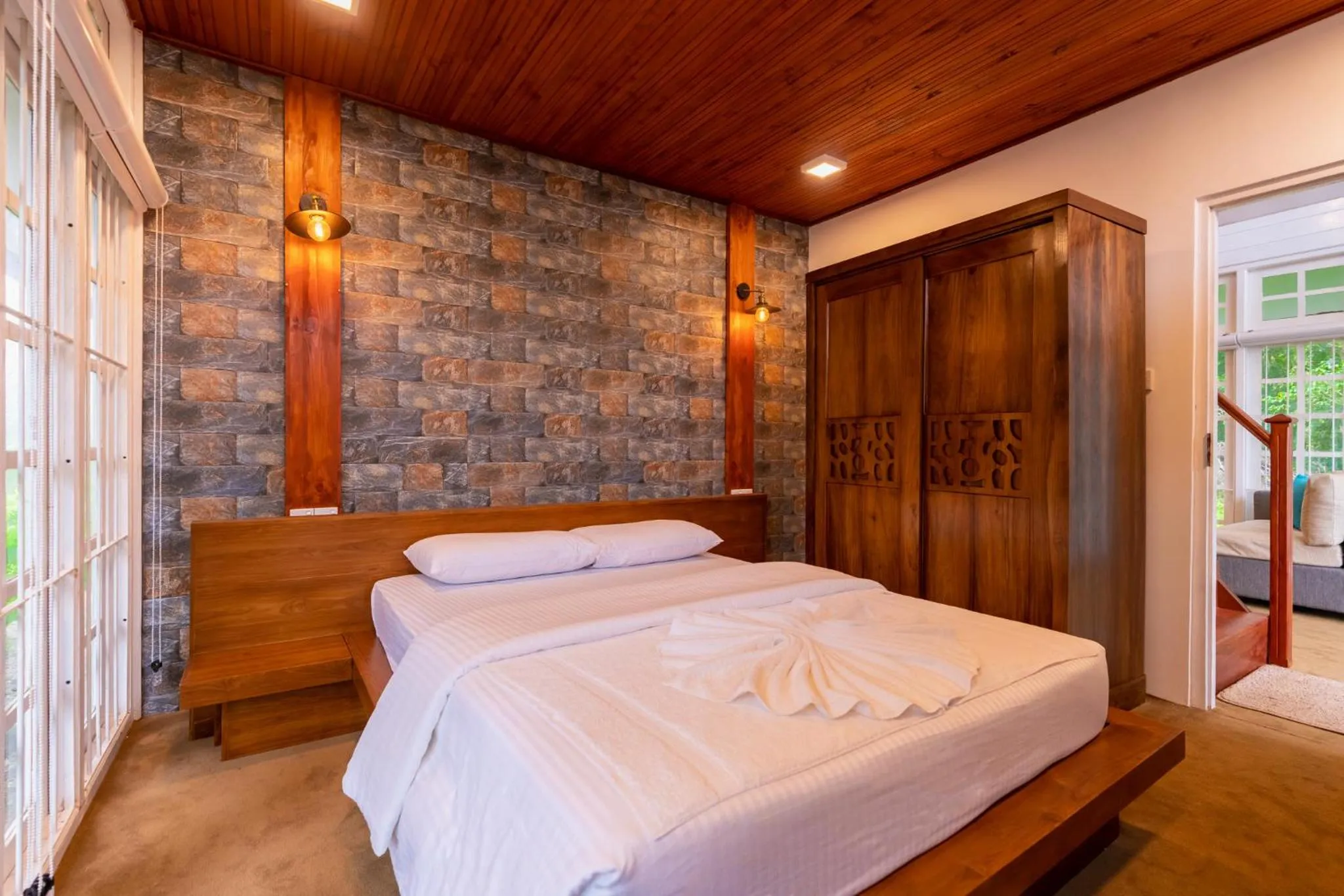 Bedroom, Bed in Mandaram Eco Resort