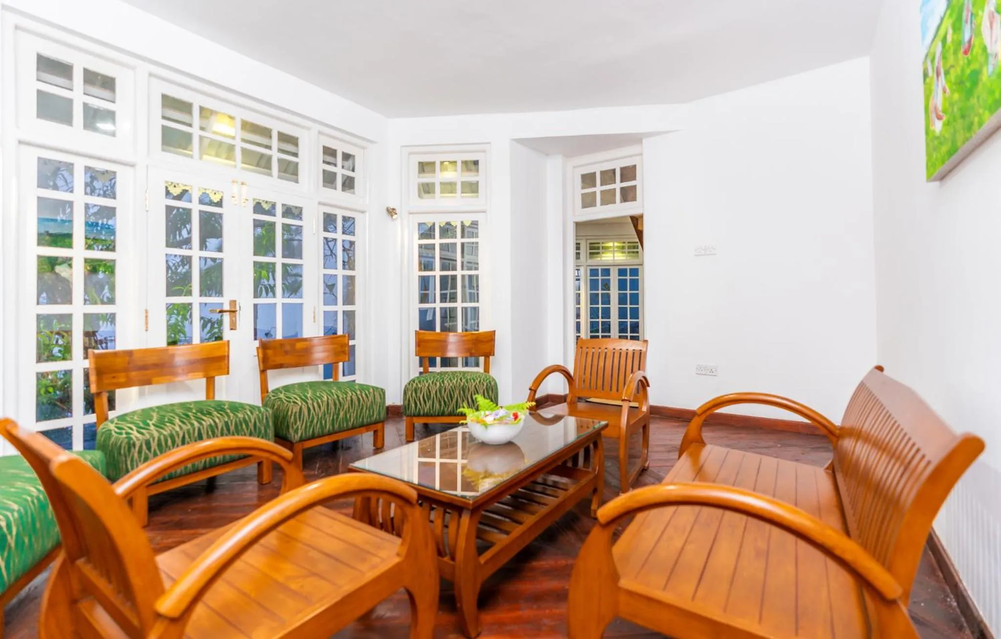 Seating area in Mandaram Eco Resort