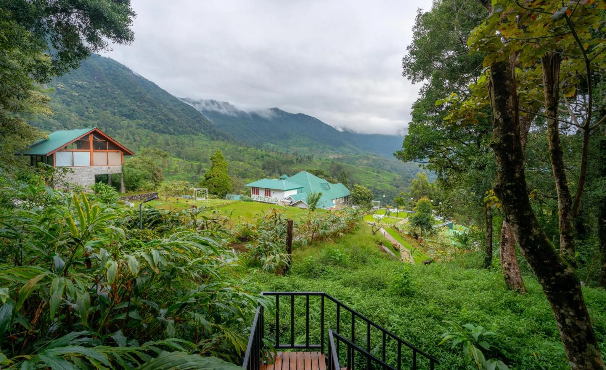 Garden view in Mandaram Eco Resort