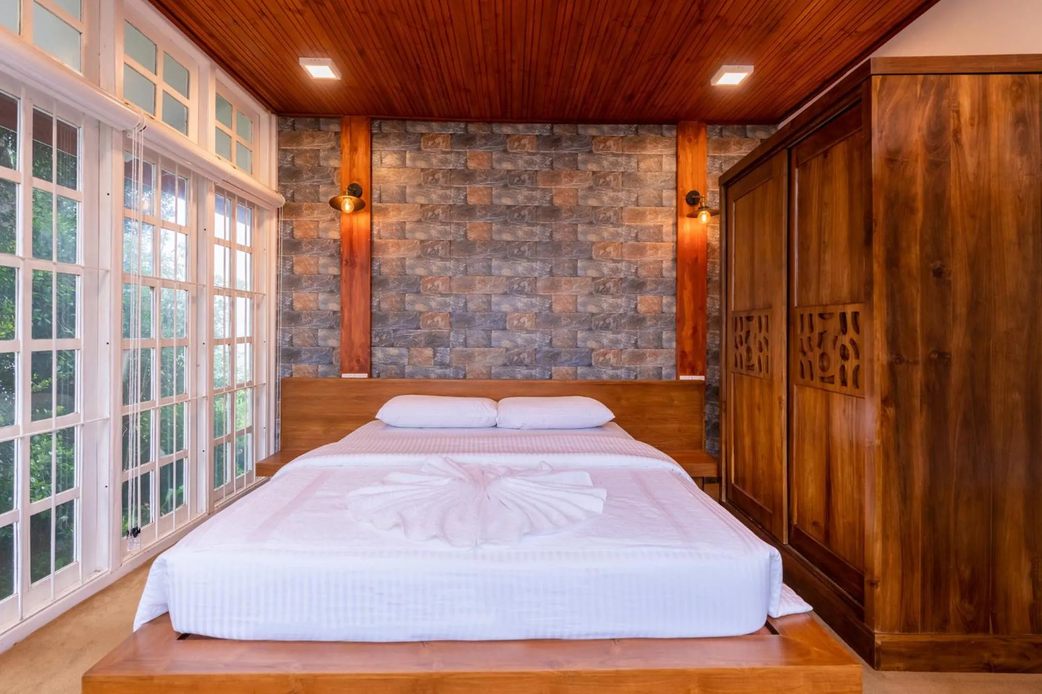 Bedroom, Bed in Mandaram Eco Resort