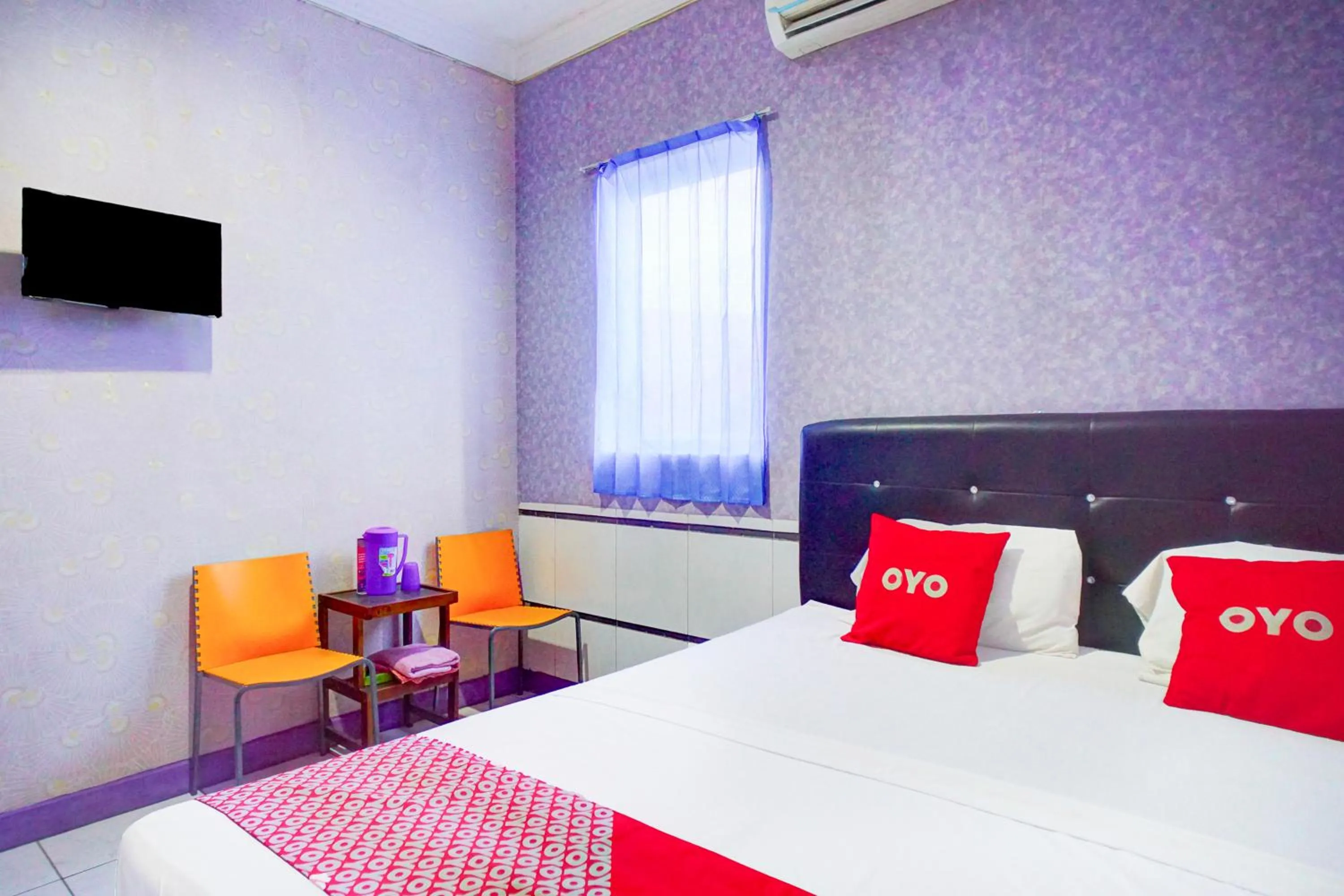 Deluxe Double Room in Hotel O Asyaffirah Near Masjid Raya Al Mashun SM Raja Medan
