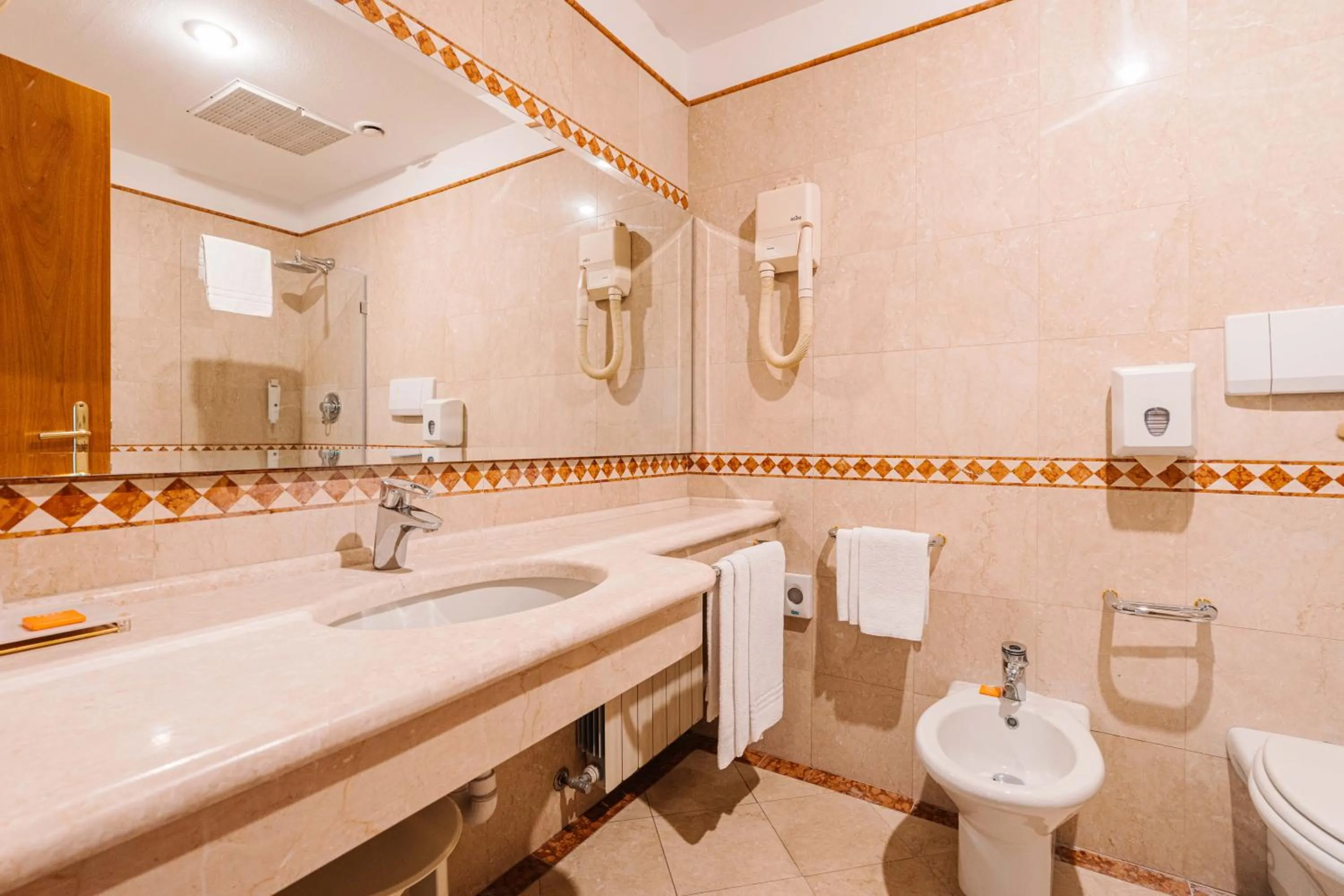 Bathroom in Crystal Hotel Varese