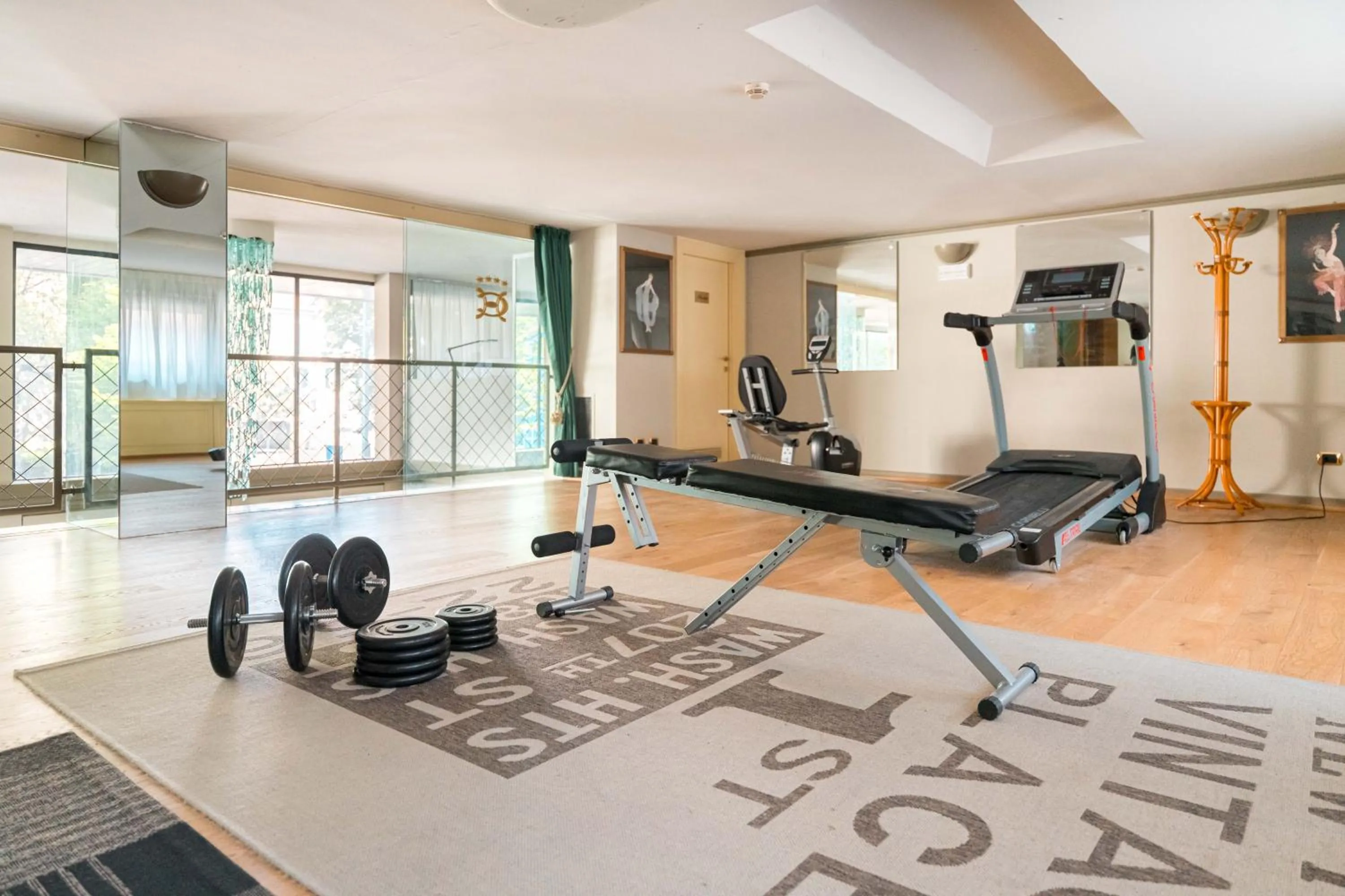 Fitness centre/facilities in Crystal Hotel Varese