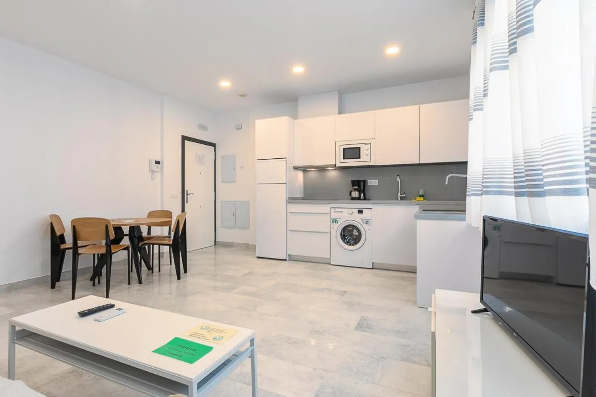 Kitchen or kitchenette in Apartamentos Guerrero 3