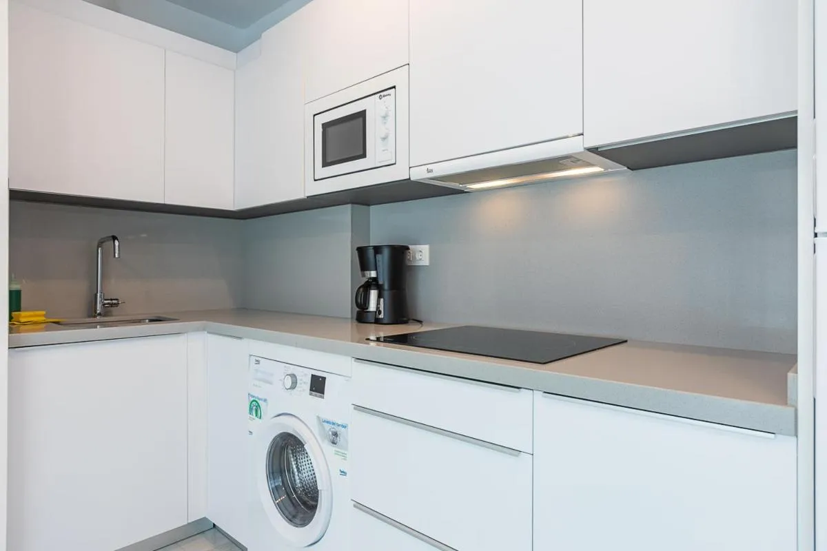 Kitchen or kitchenette in Apartamentos Guerrero 3