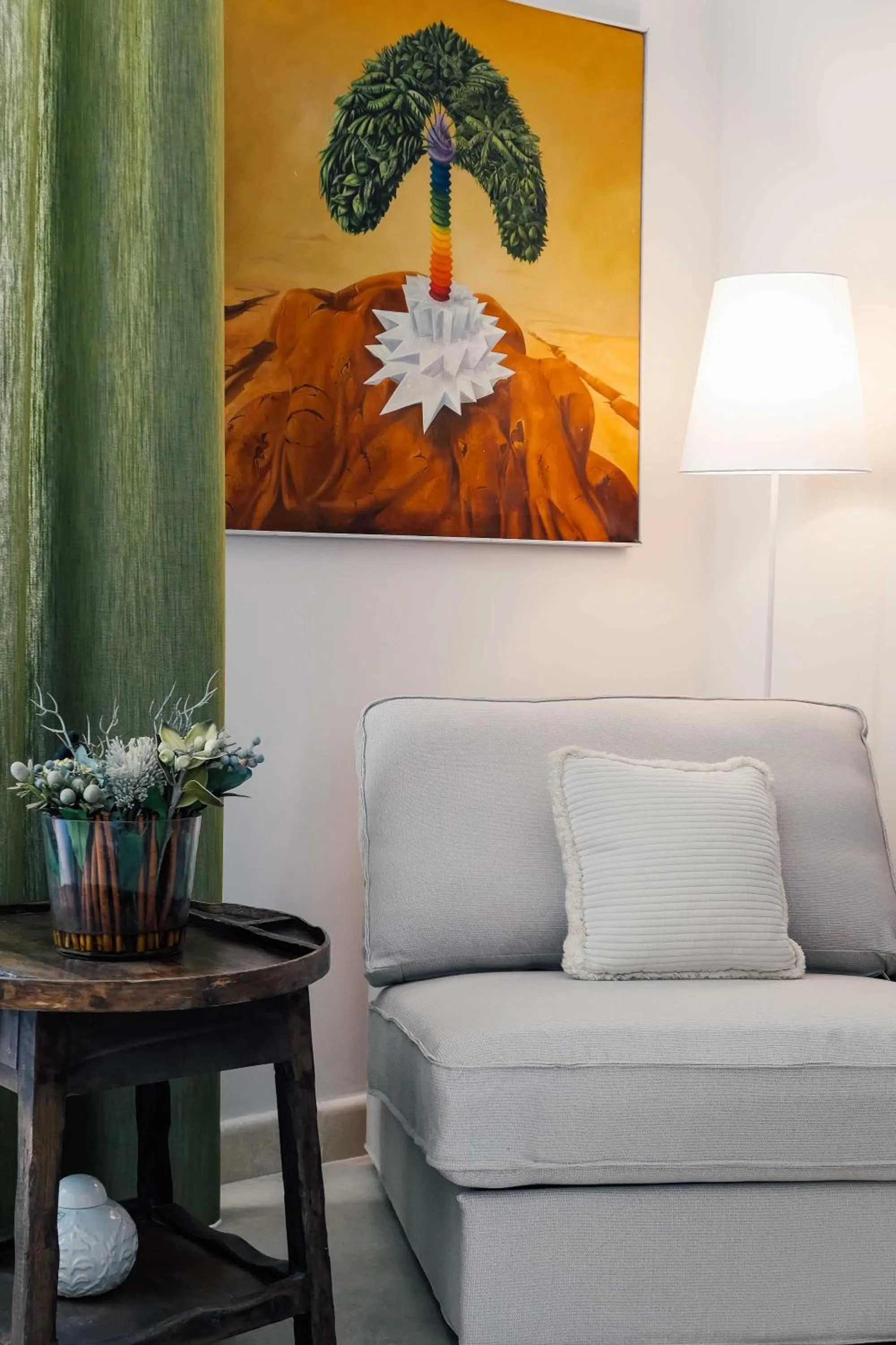 Decorative detail in Relais Corte Degli Aragonesi