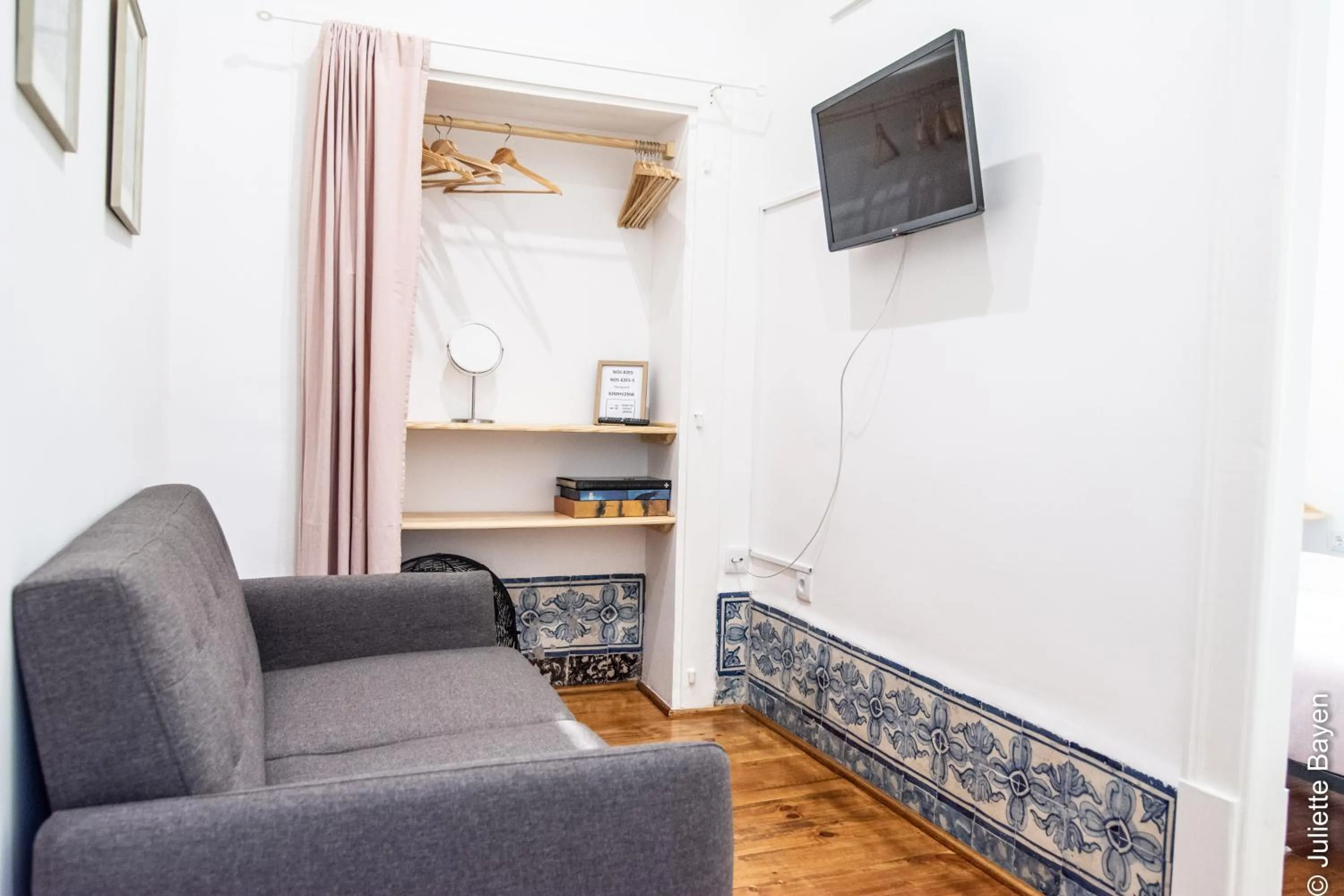 Living room in Azulejos Cais Sodré B&B