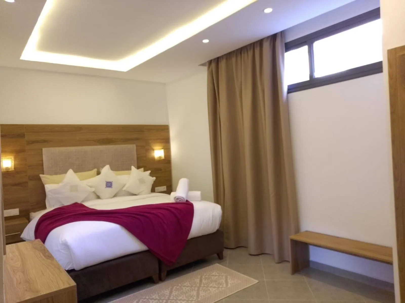 Bed in Hôtel Mechouar Plaza