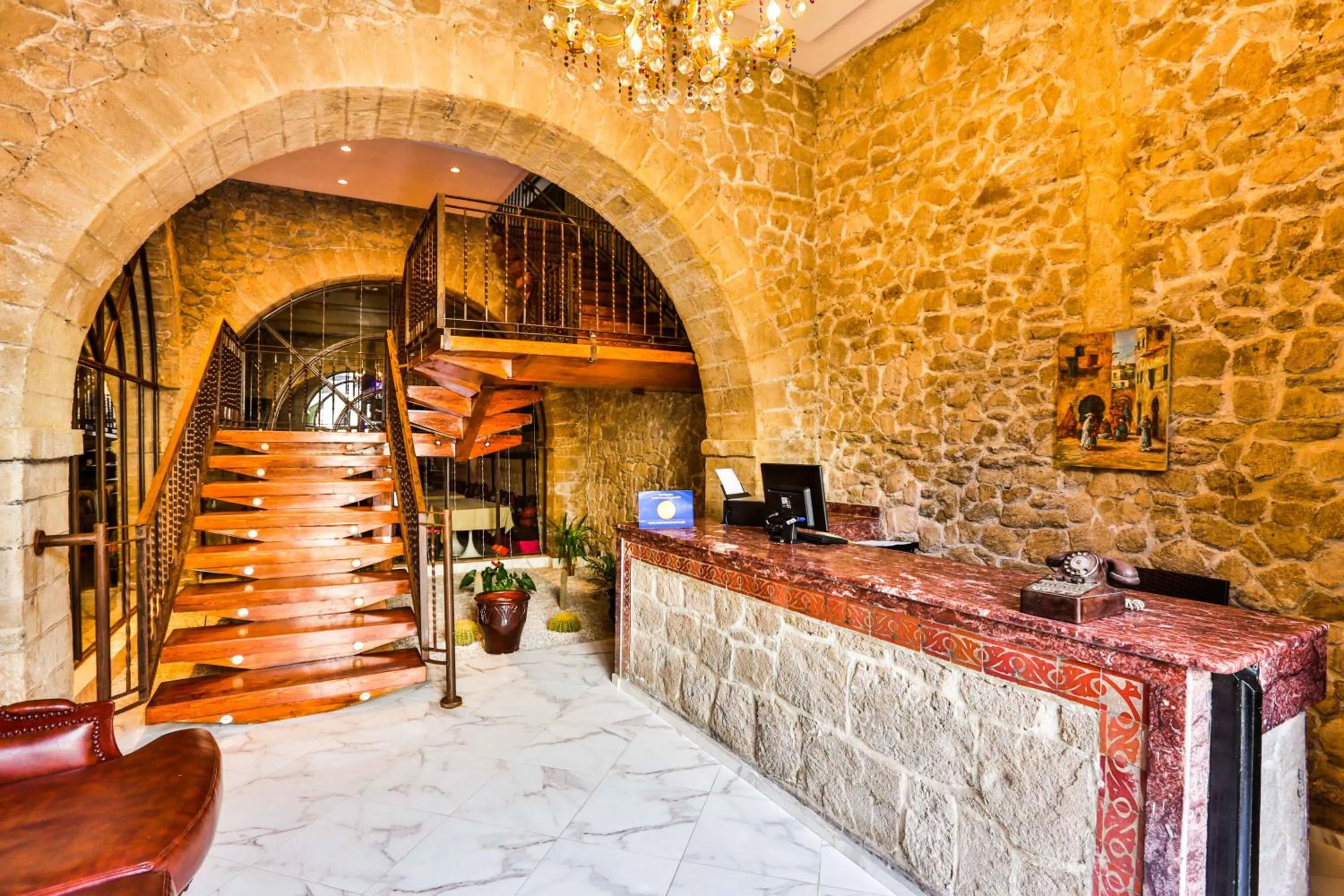 Lobby or reception in Hôtel Mechouar Plaza