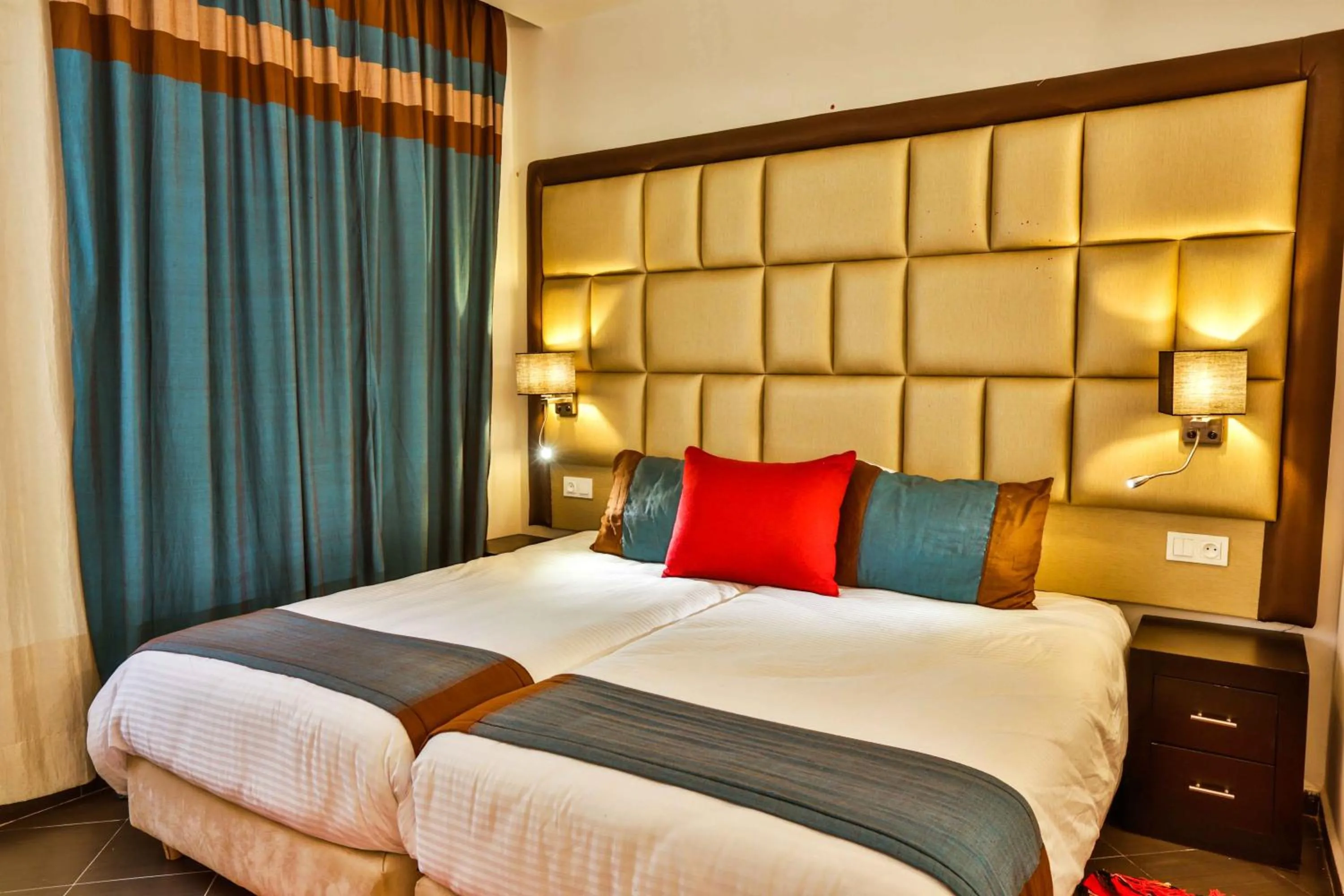 Bed in Hôtel Mechouar Plaza