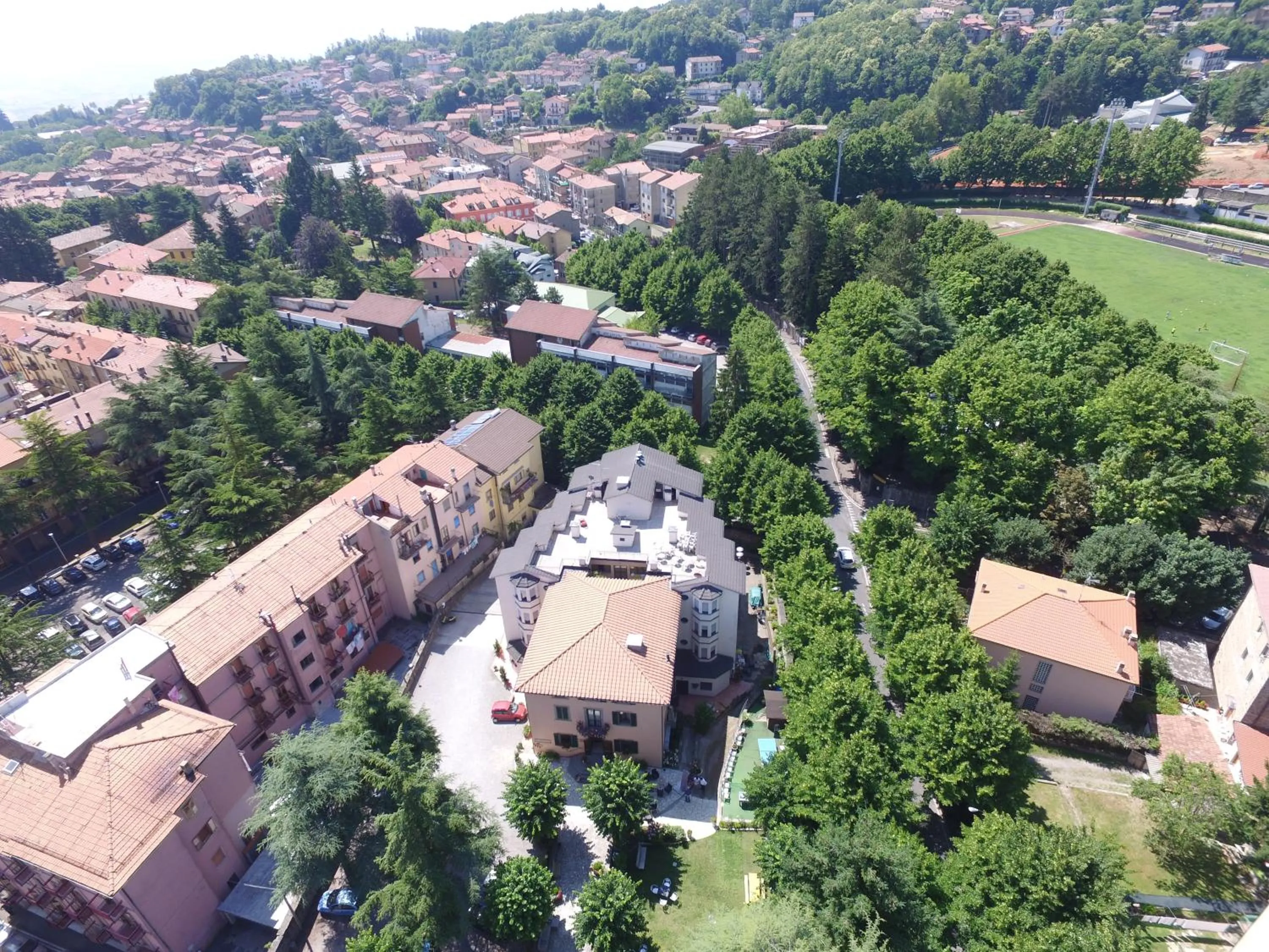 Bird's eye view in Hotel Fabbrini