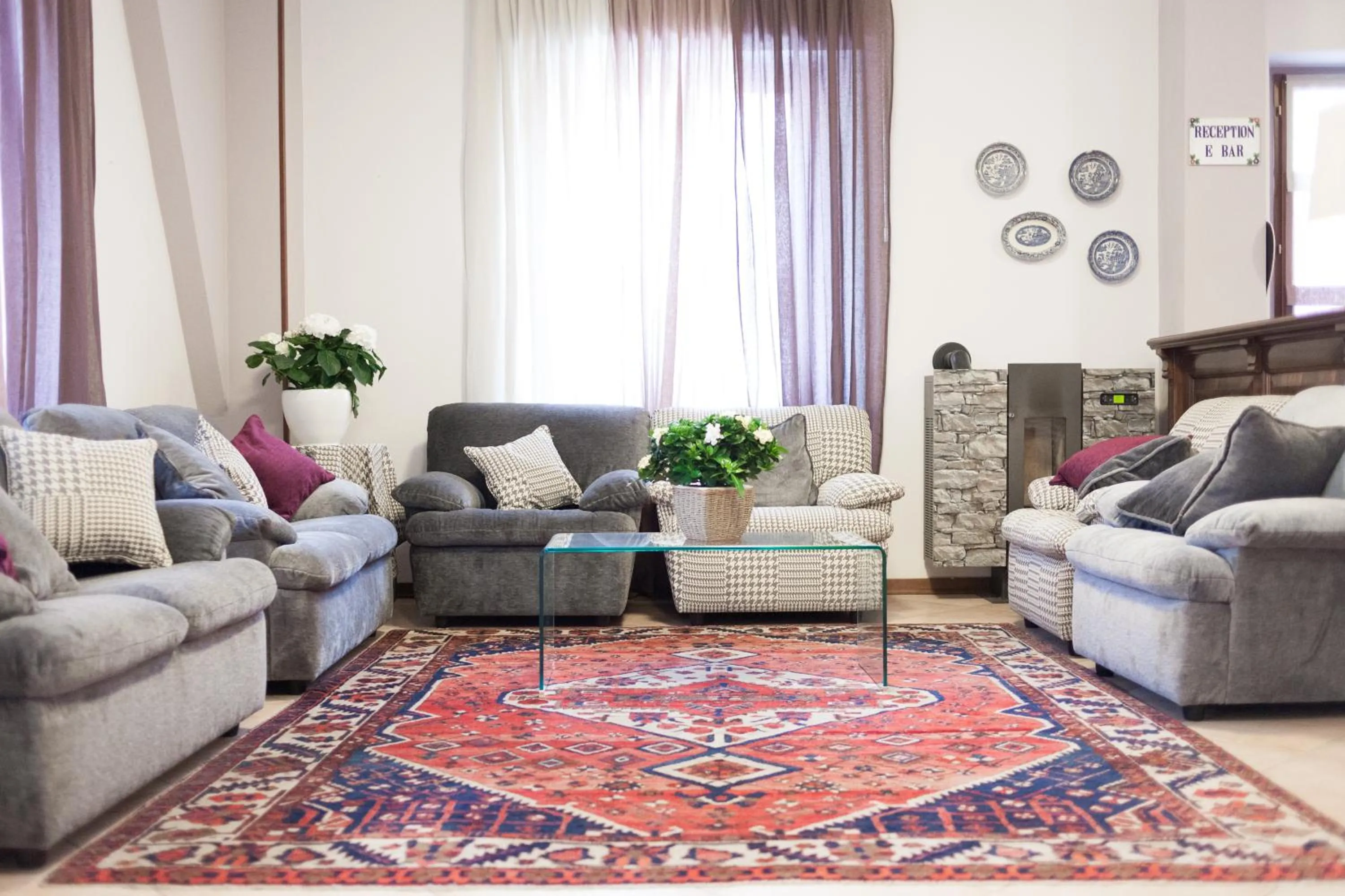 Lobby or reception in Hotel Fabbrini