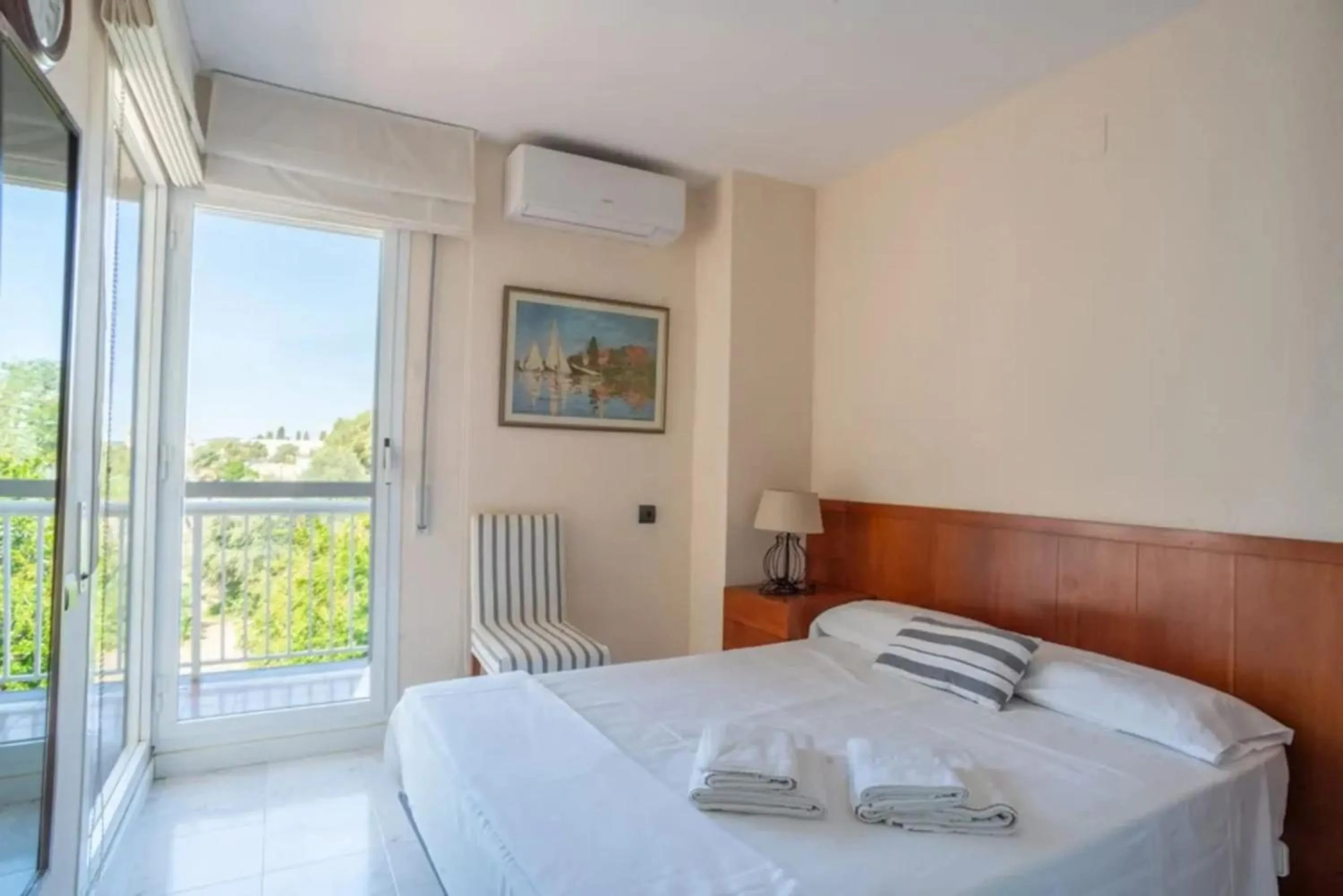 Facade/entrance, Bed in Comfortable House in Sitges with Shared Pool