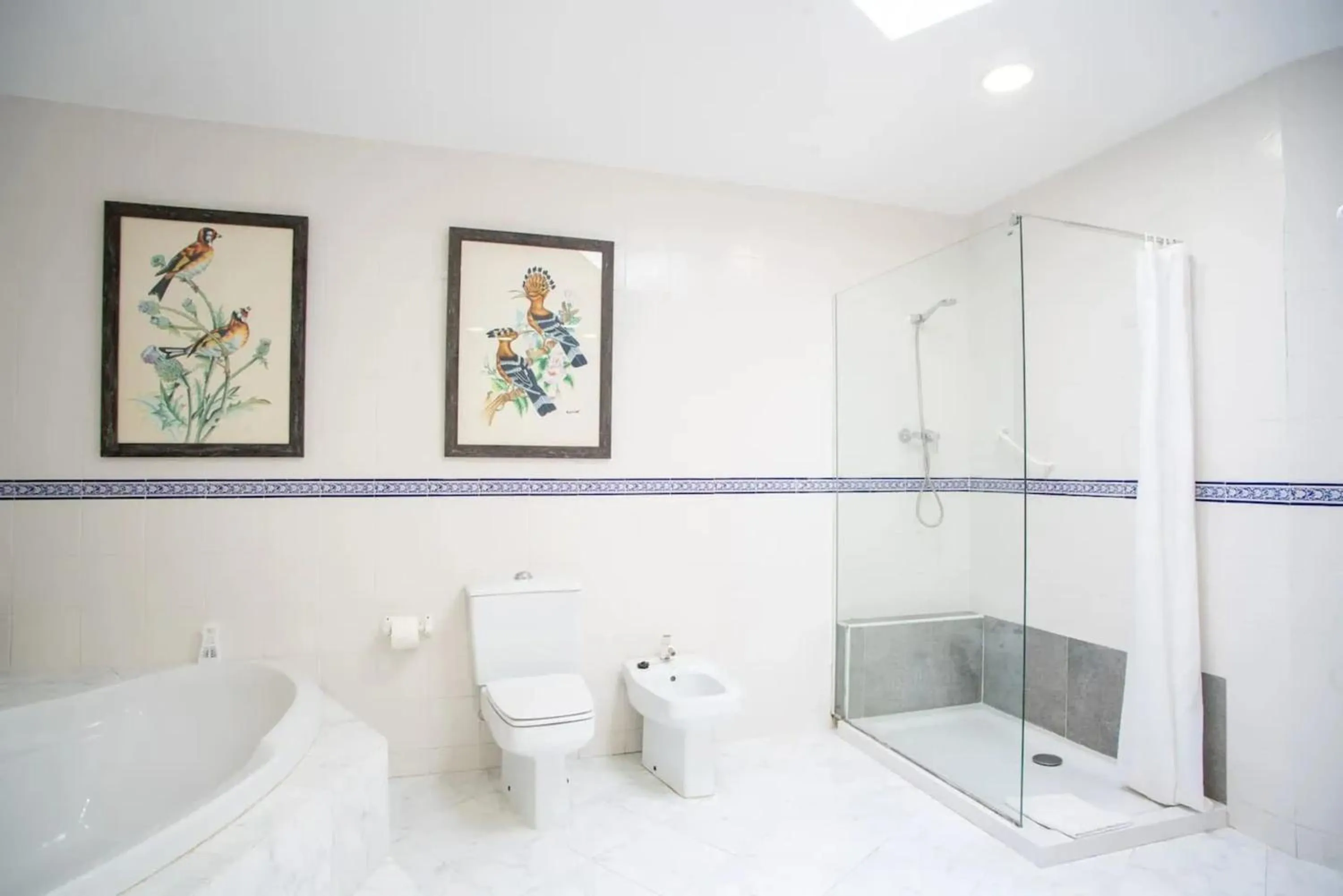 Bathroom in Comfortable House in Sitges with Shared Pool